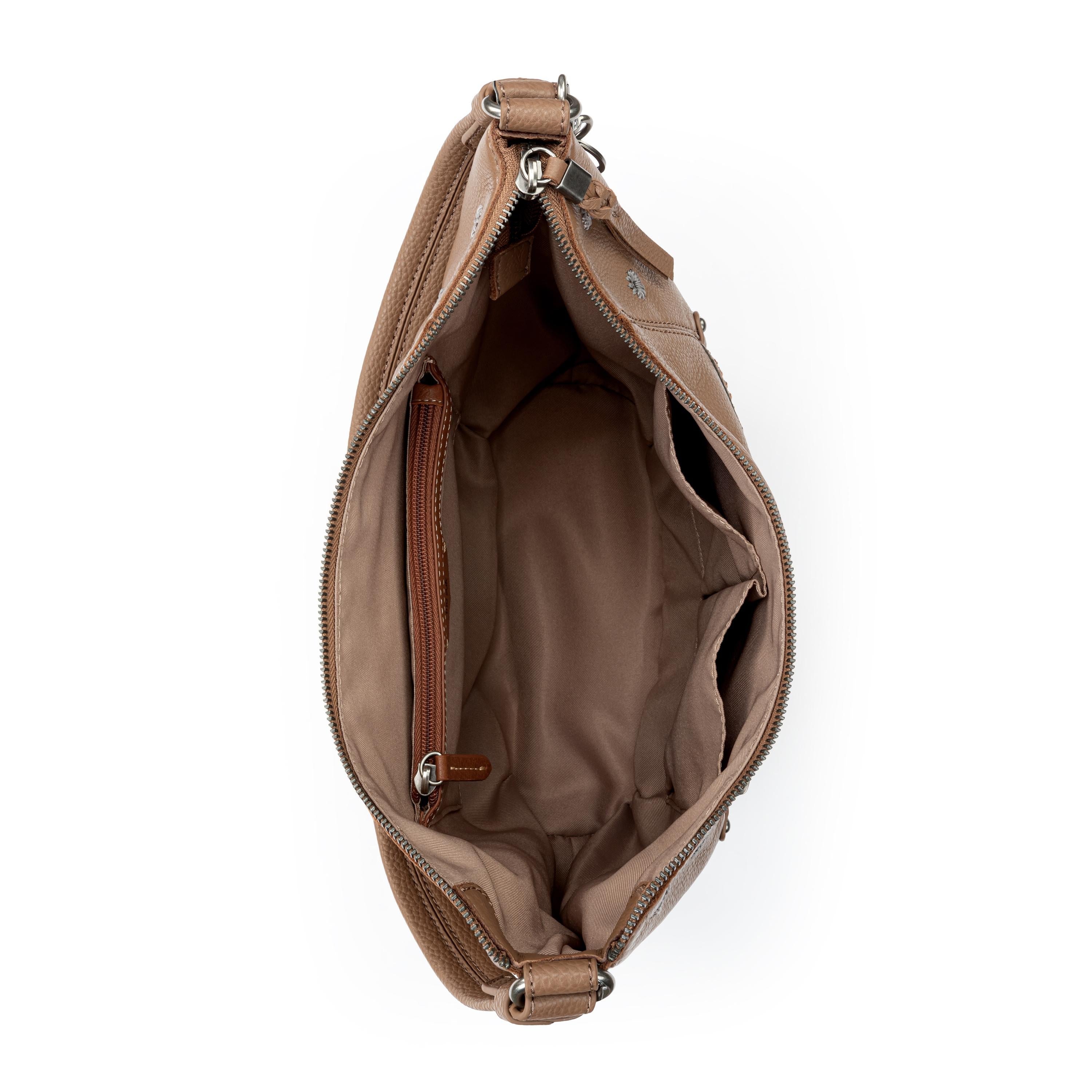 Premium Genuine Leather Hobo Bag with Smartphone Pocket - Perfect Gift Set for Women - Ideal for Work, Travel & Everyday Use