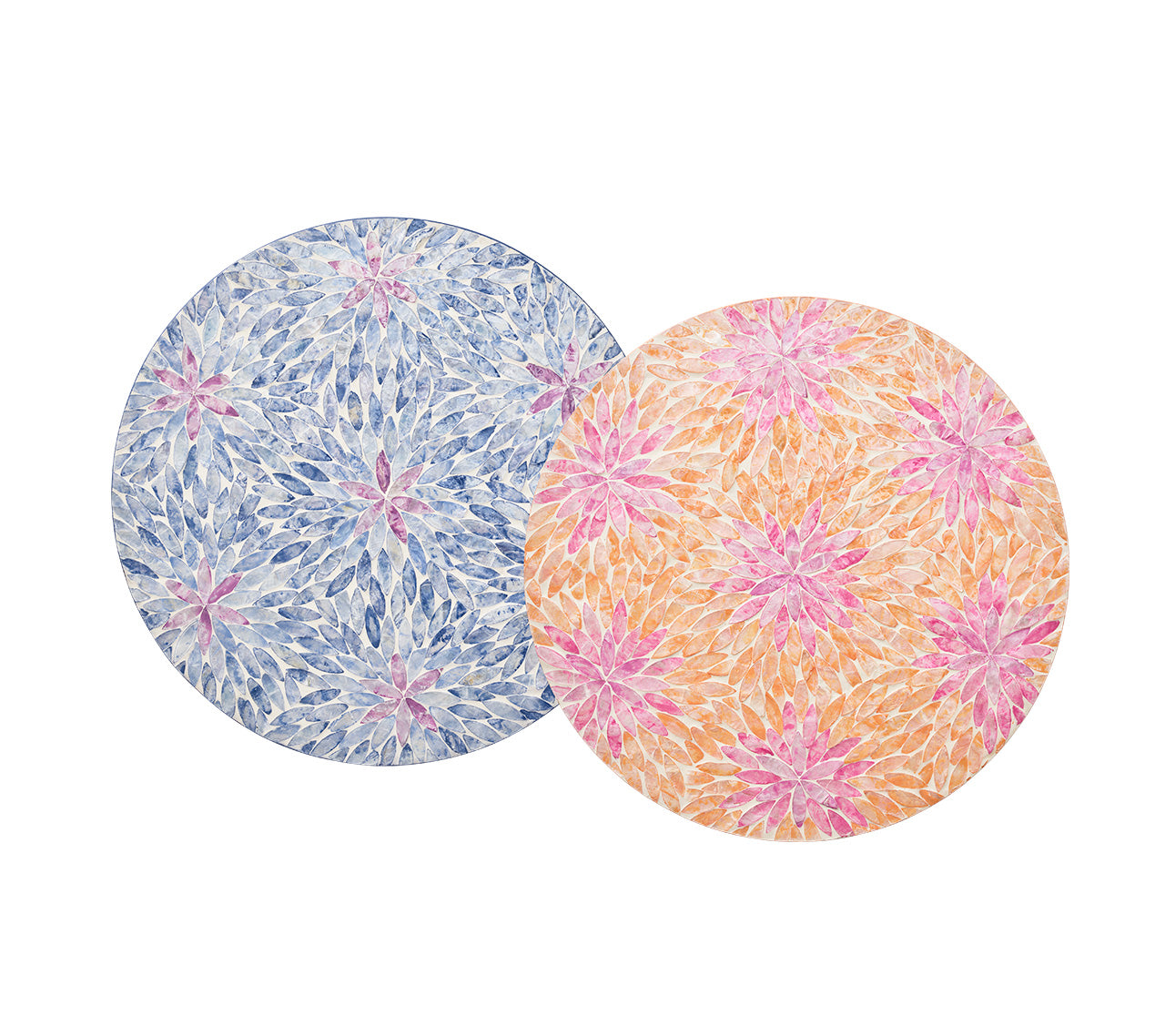 Premium Floral Placemats Set of 4 - Waterproof Washable Table Mats for Dining Room Decor, Kitchen Table Setting, and Party Dinnerware - Perfect for Home, Restaurant, and Outdoor Entertaining