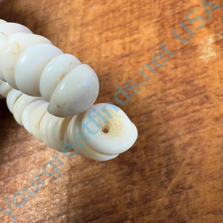 Vintage Natural Hawaiian Puka Shell Necklace 18 Inch - Beach Jewelry for Women, Summer Vacation Accessories, Boho Chic Layered Necklace Gift