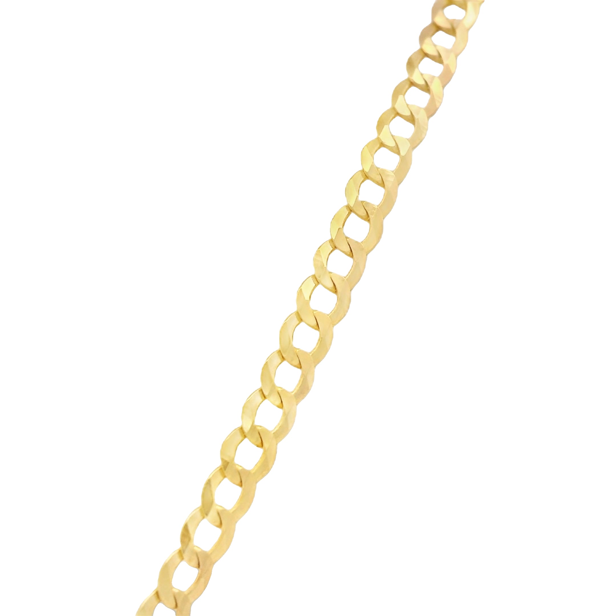 14K Gold Diamond Cross Pendant with Solid Cuban Chain Necklace - 18 Inches | Elegant Religious Jewelry for Women & Men | Perfect for Gifts, Weddings & Everyday Wear