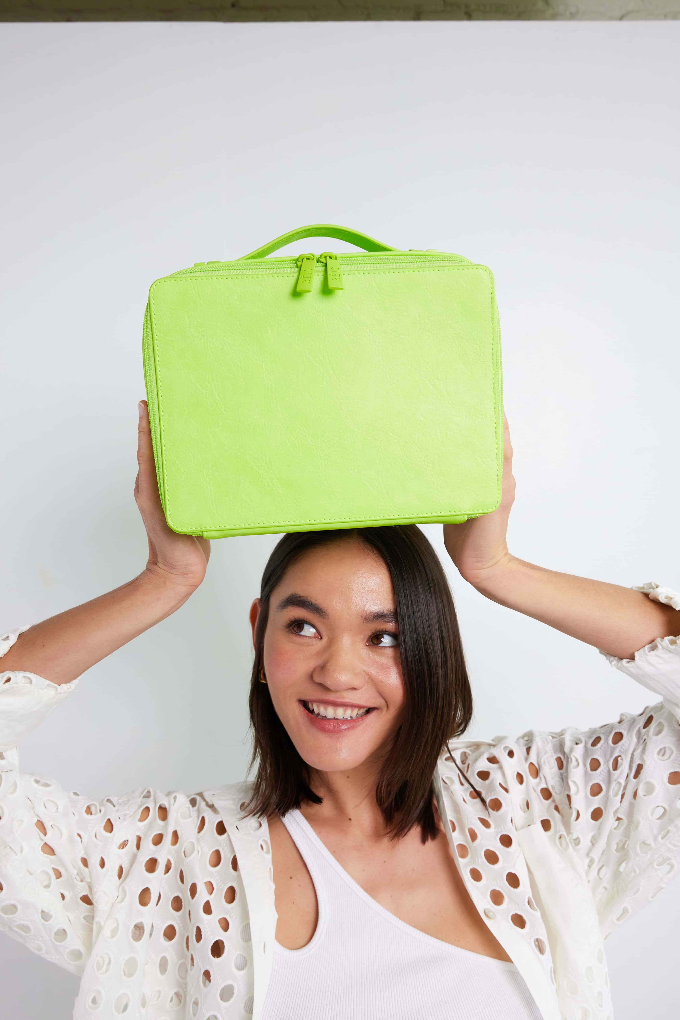 Premium Citron Cosmetic Case - Travel Makeup Organizer for Women, Waterproof & Durable - Perfect for Travel, Gym, and Everyday Use