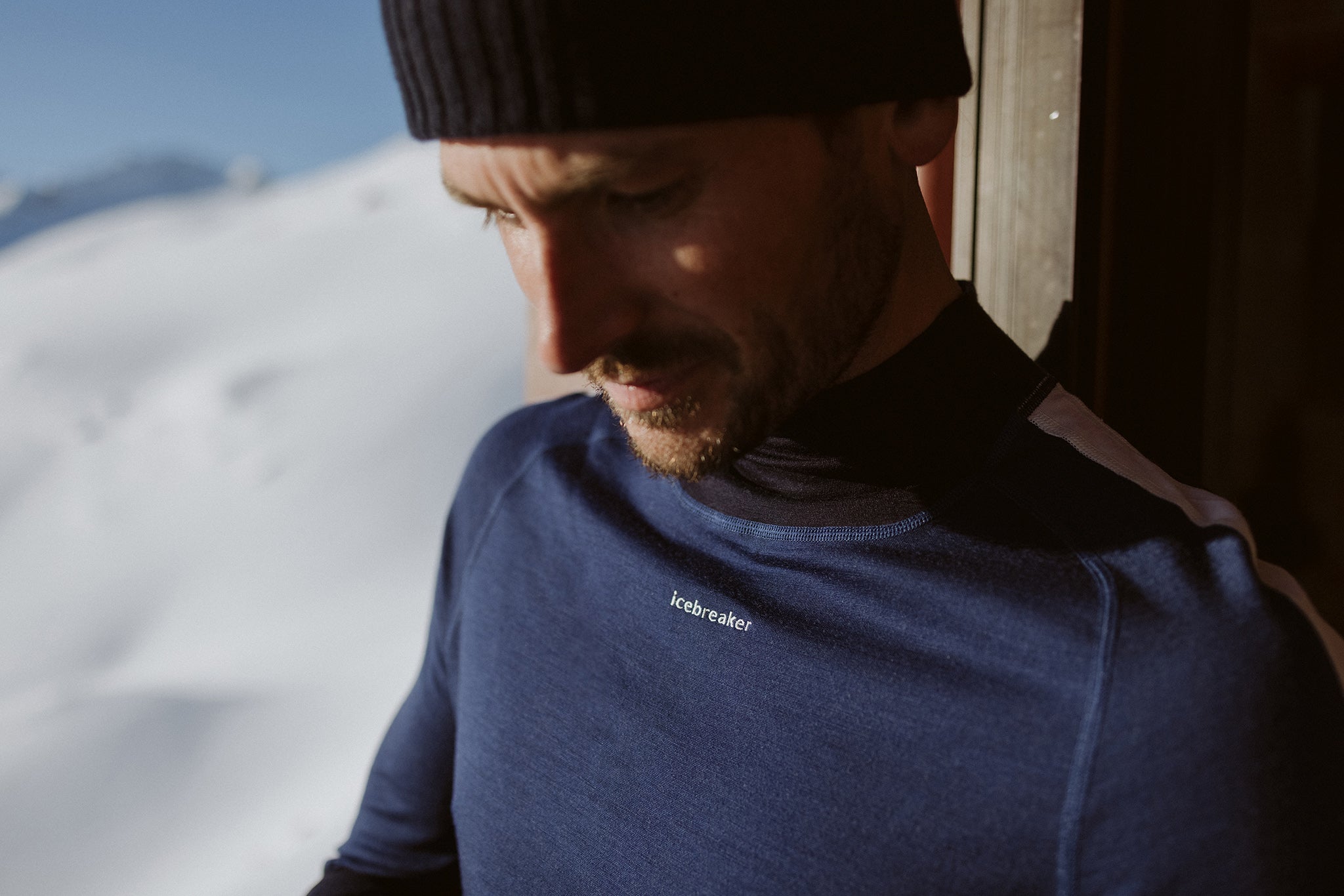 200 Sonebula Men's Long Sleeve Crewneck Base Layer Top - Thermal Underwear for Cold Weather, Hiking & Outdoor Activities