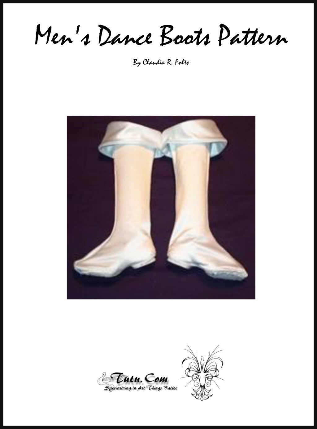 Stretch Dance Boot Top Pattern by Claudia Folts - Elegant & Comfortable Dancewear Sewing Pattern for Ballet, Jazz & Contemporary - Perfect for Costumes, Performances & Practice