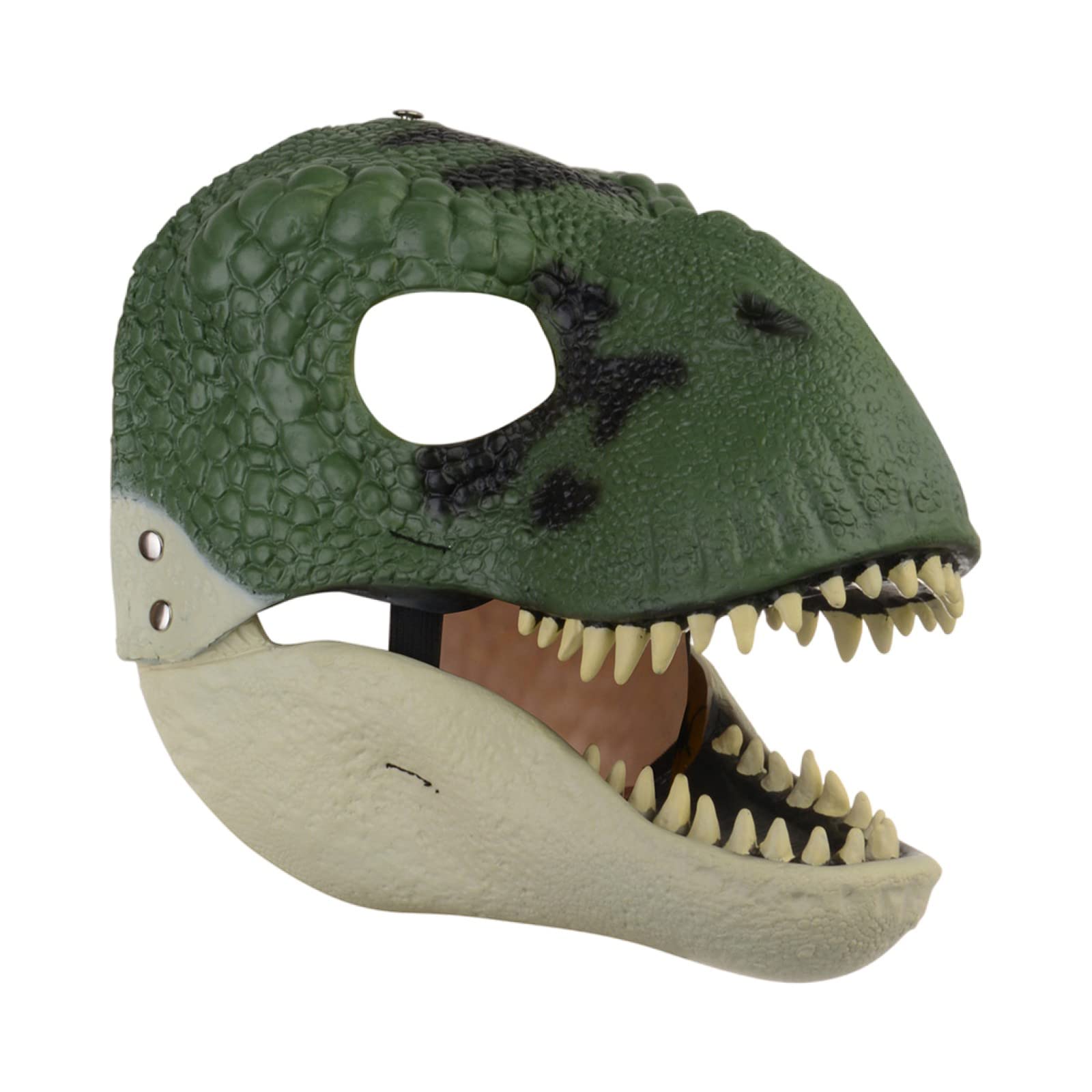 Dinosaur Mask with Moving Jaw for Kids & Adults - Realistic Dino-World Costume Accessory | Perfect for Halloween, Easter, Carnival & Cosplay Parties | Fun Dress-Up Gift for Boys, Girls, Men & Women