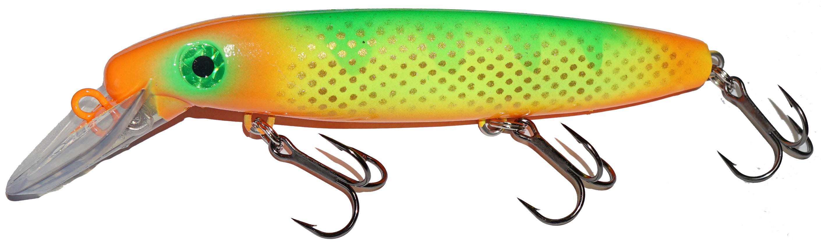 Bucher DepthRaider Straight Crankbait Fishing Lure - Perfect for Bass and Walleye Fishing in Deep Waters