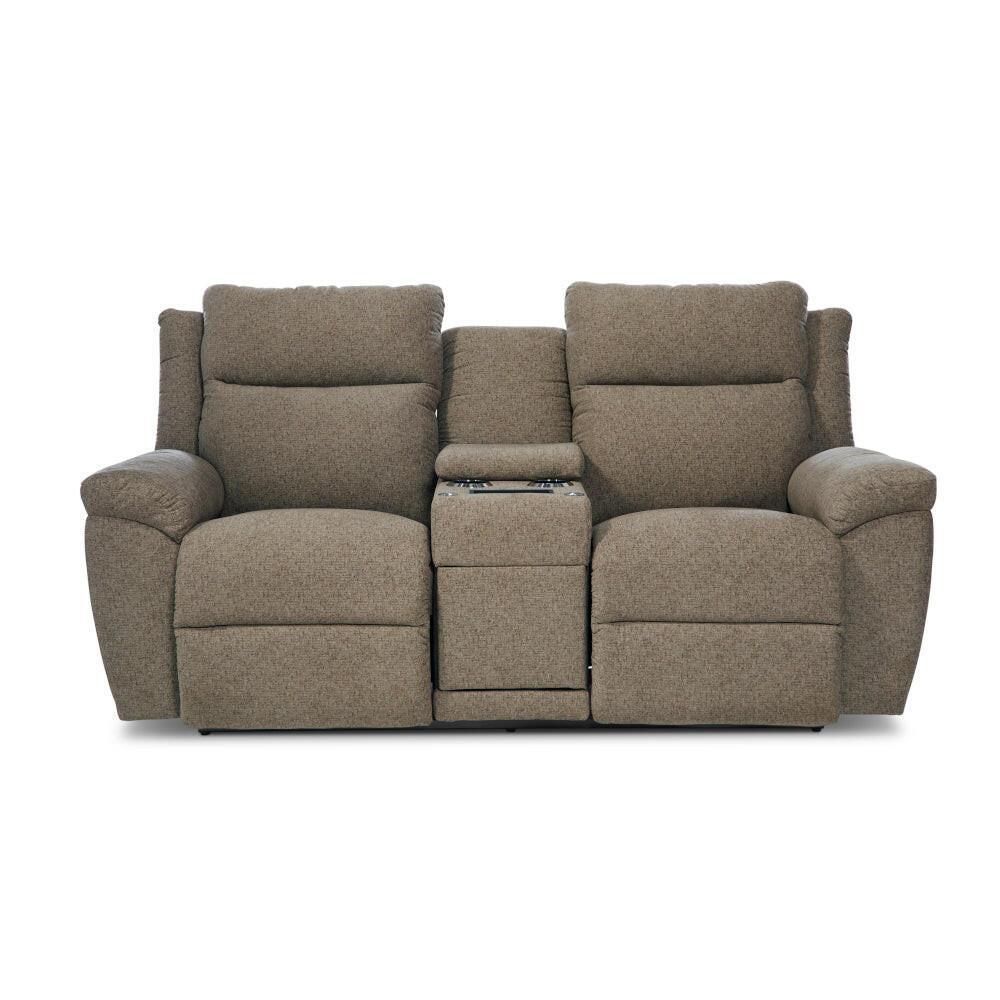La-Z-Boy Joel Reclining Sofa & Loveseat Set - Power Lift Recliner with Cup Holders - Modern Living Room Furniture for Home Theater & Family Relaxation
