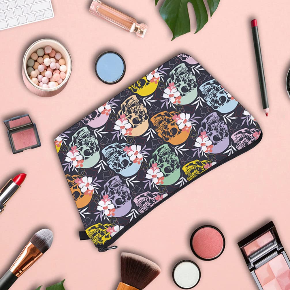 Lurrose 1PC Trendy Cosmetic Bag for Women - Waterproof Makeup Pouch, Travel Makeup Organizer, Portable Storage Bag for Brushes & Cosmetics | Perfect for Travel, Gym, and Daily Use