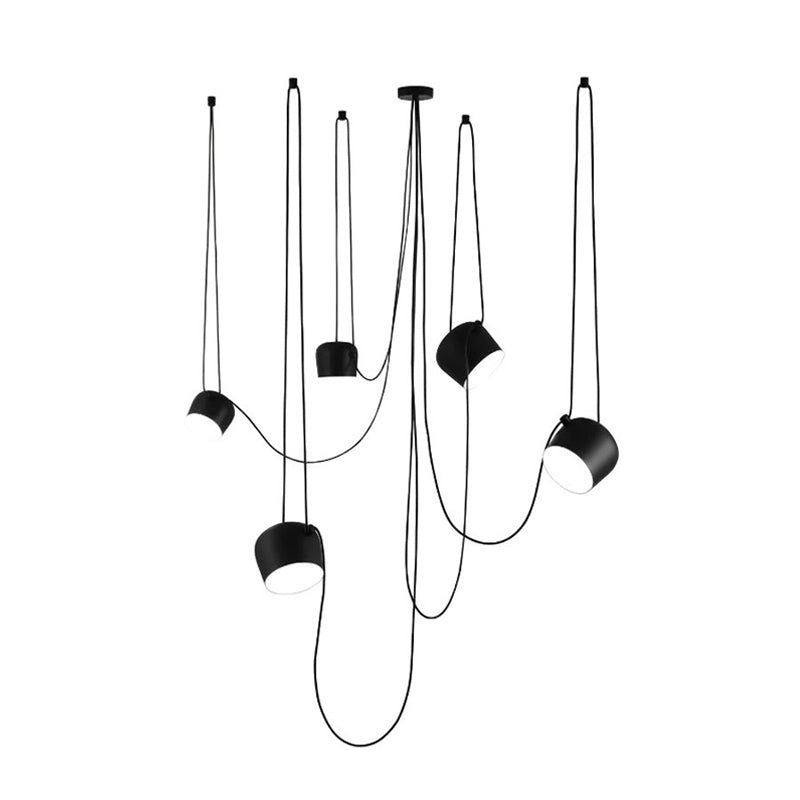 Modern Minimalist Aim Pendant Lamp - Adjustable Hanging Light Fixture for Kitchen Island, Dining Room, Bedroom & Living Room Decor