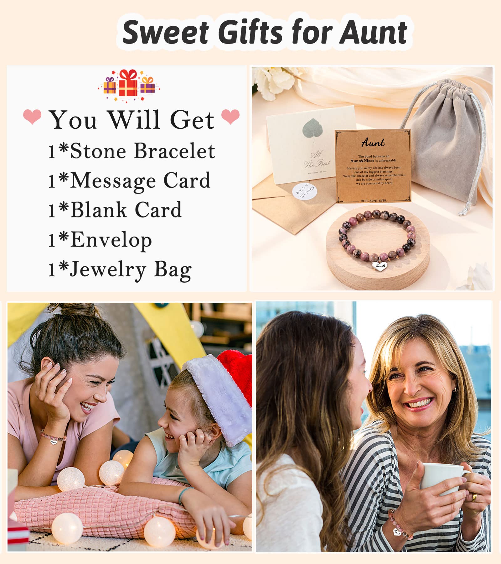 Heart Charm Bracelet for Women - Perfect Gift for Nana, Grandma, Mom, Daughter, Best Friend, Sister - Birthday, Christmas, Valentine's Day, Anniversary, Graduation, Mother's Day Jewelry