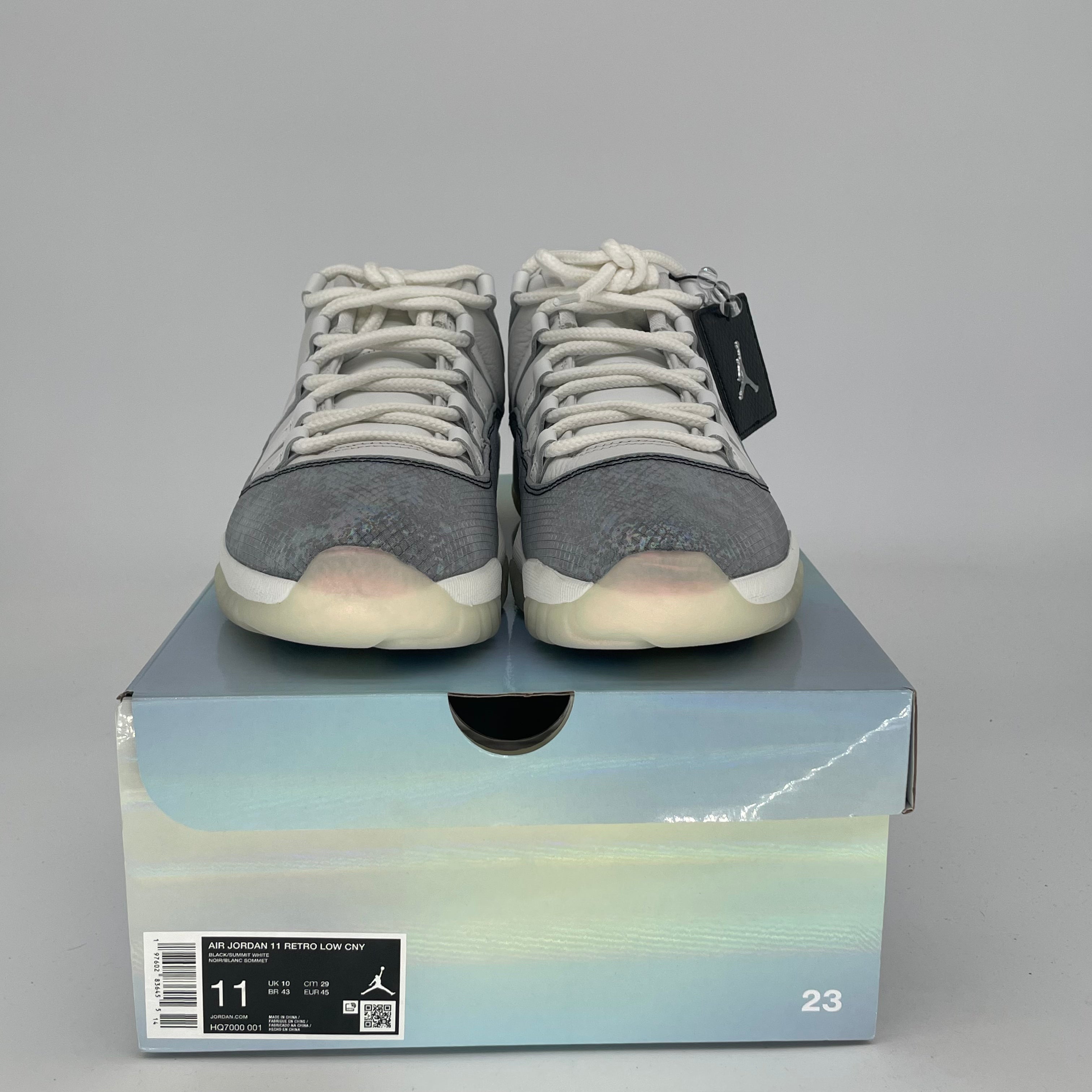 AIR JORDAN 11 LOW YEAR OF THE SNAKE Sneakers - Men's Size 11/Women's 12.5 - HQ7000-001 - Limited Edition Basketball Shoes for Sports & Streetwear Fashion