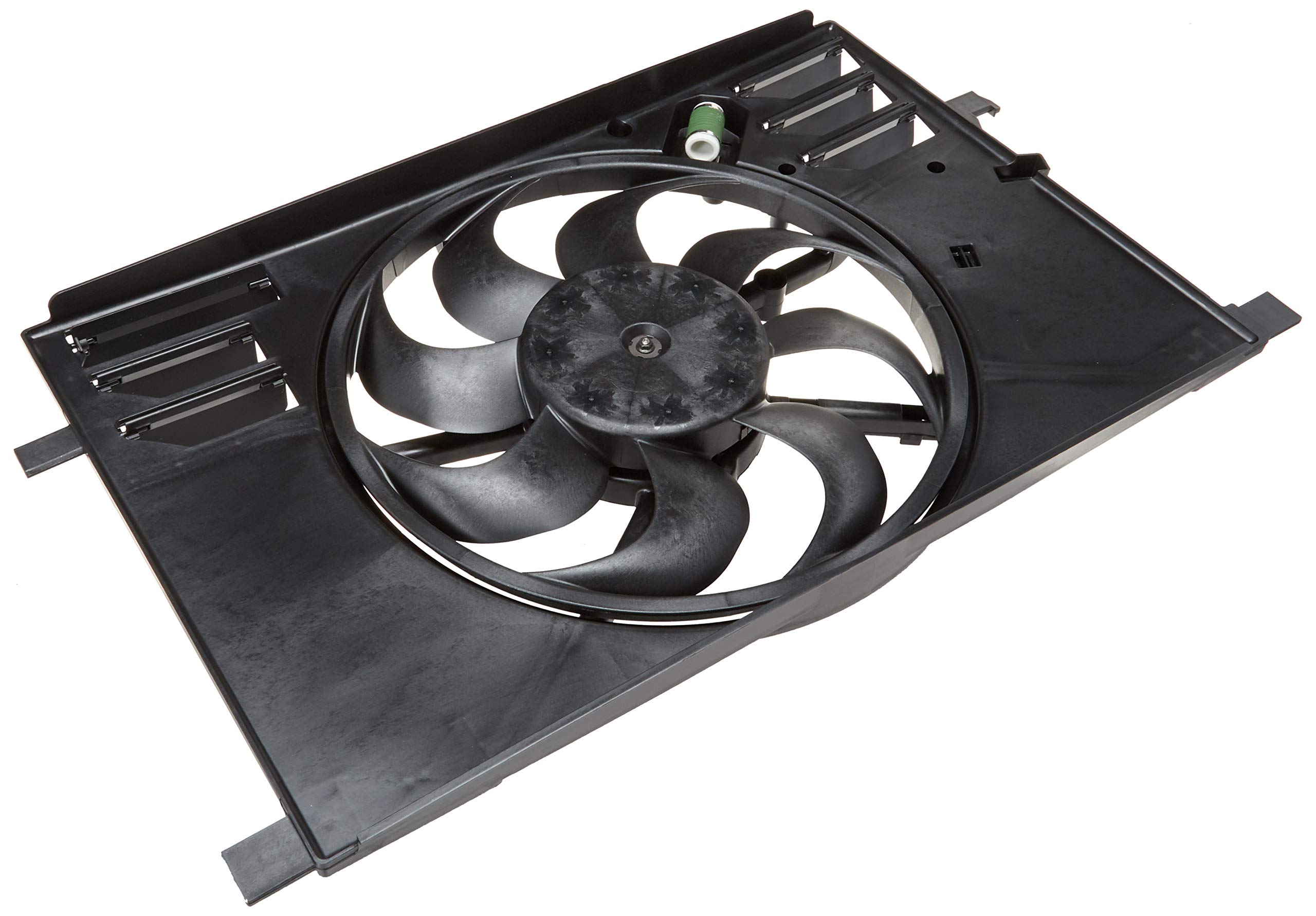 TYC 623740 Cooling Fan Assembly Replacement for 2015-2018 Jeep Renegade - Black - Perfect for Engine Overheating Prevention & Off-Road Adventures