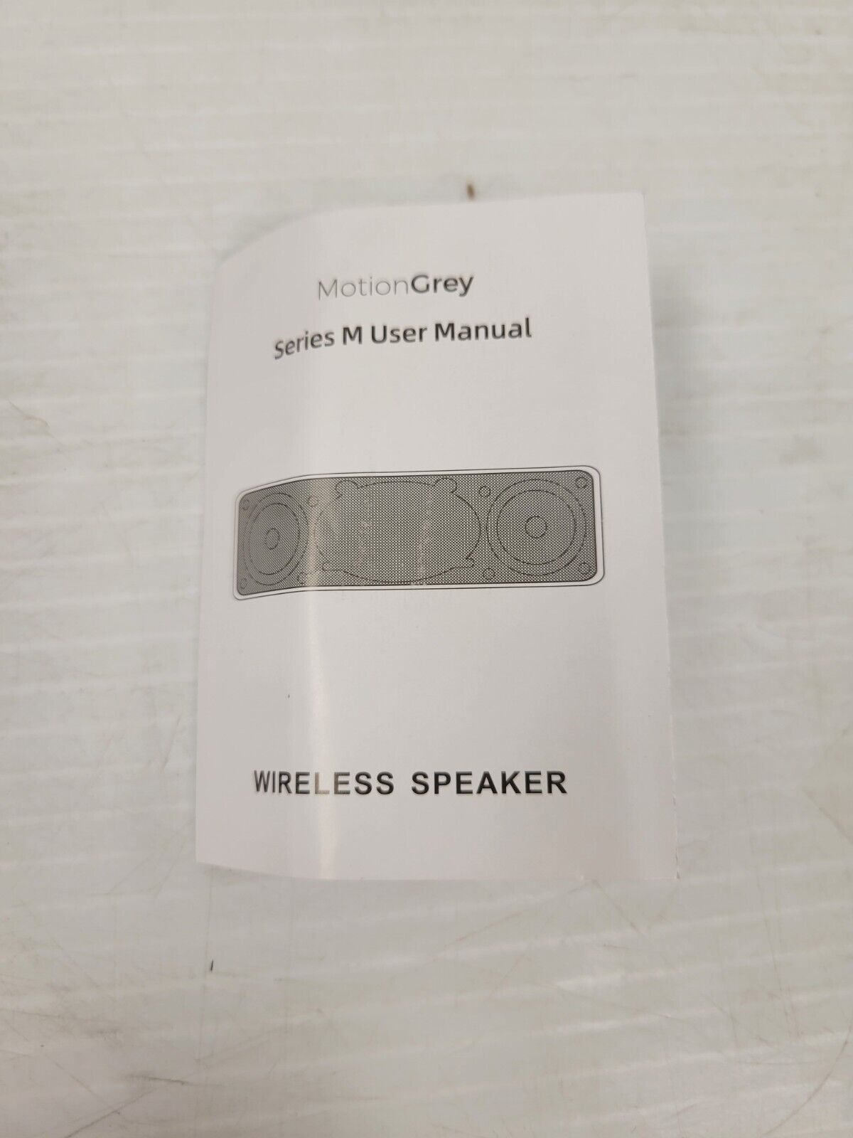 Motion Grey Series M Wireless Bluetooth Speaker - Portable Outdoor Speaker for Travel, Beach, Camping & Home Use
