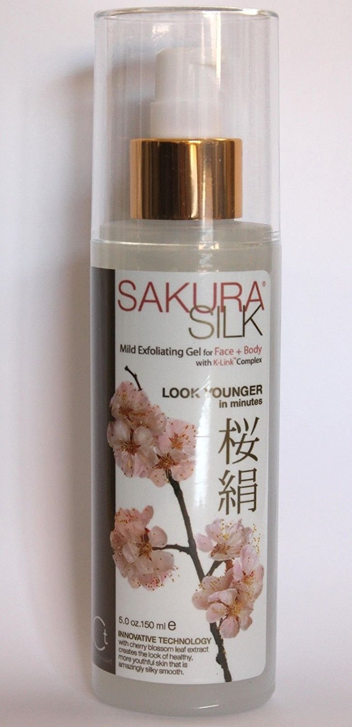 Sakura Silk Gel for Face & Body - Hydrating & Soothing Skin Care (5 oz) - Perfect for Daily Moisturizing & After Sun Care