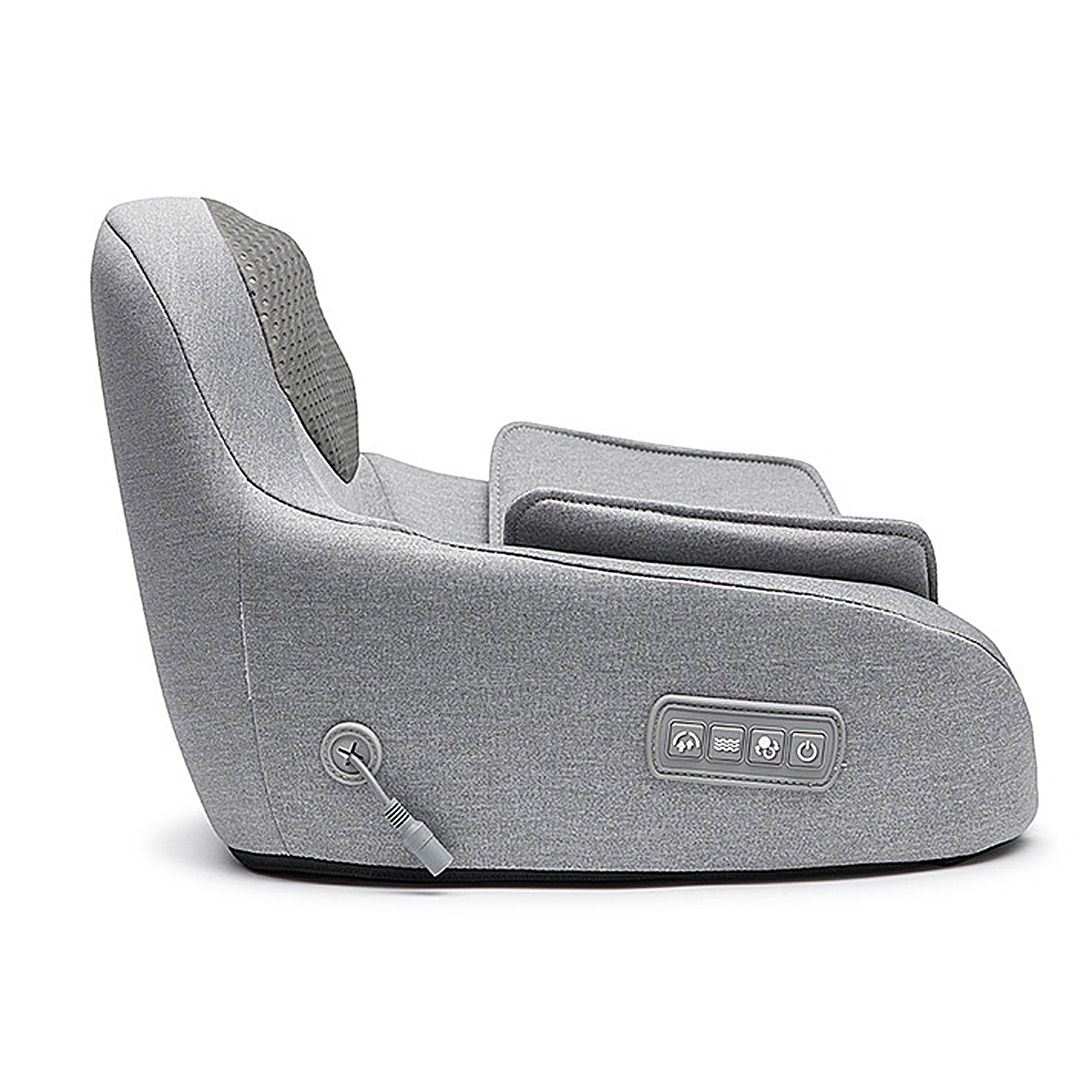THERMA TEK HEATED MASSAGE CHAIR with Full Body Shiatsu - Electric Recliner for Home & Office Use - Perfect for Back Pain Relief & Relaxation