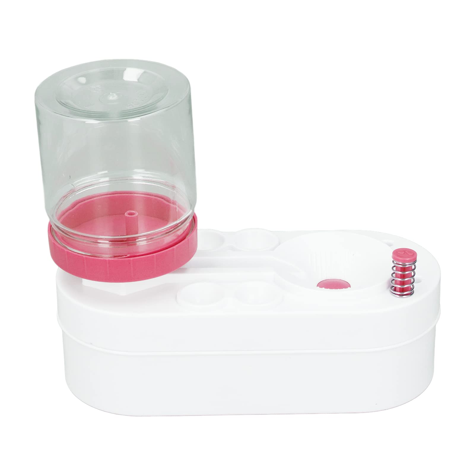 Fast Cleaning Multifunctional Paint Brush Cleaner Rinser with Water Cycle System - Easy to Use Makeup & Chalk Brush Washer (Pink) - Perfect for Artists, Makeup Enthusiasts & Classroom Cleaning