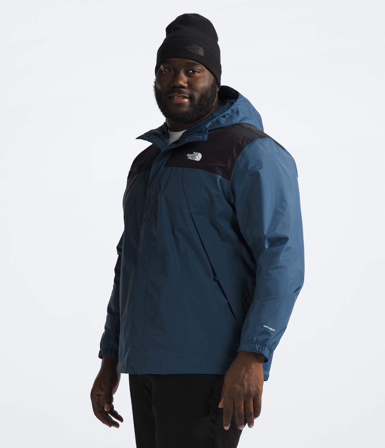 Big Antora Men's Jacket - Waterproof Windbreaker for Outdoor Hiking & Camping | Lightweight Winter Coat with Hood (Model: NF0A84K1)