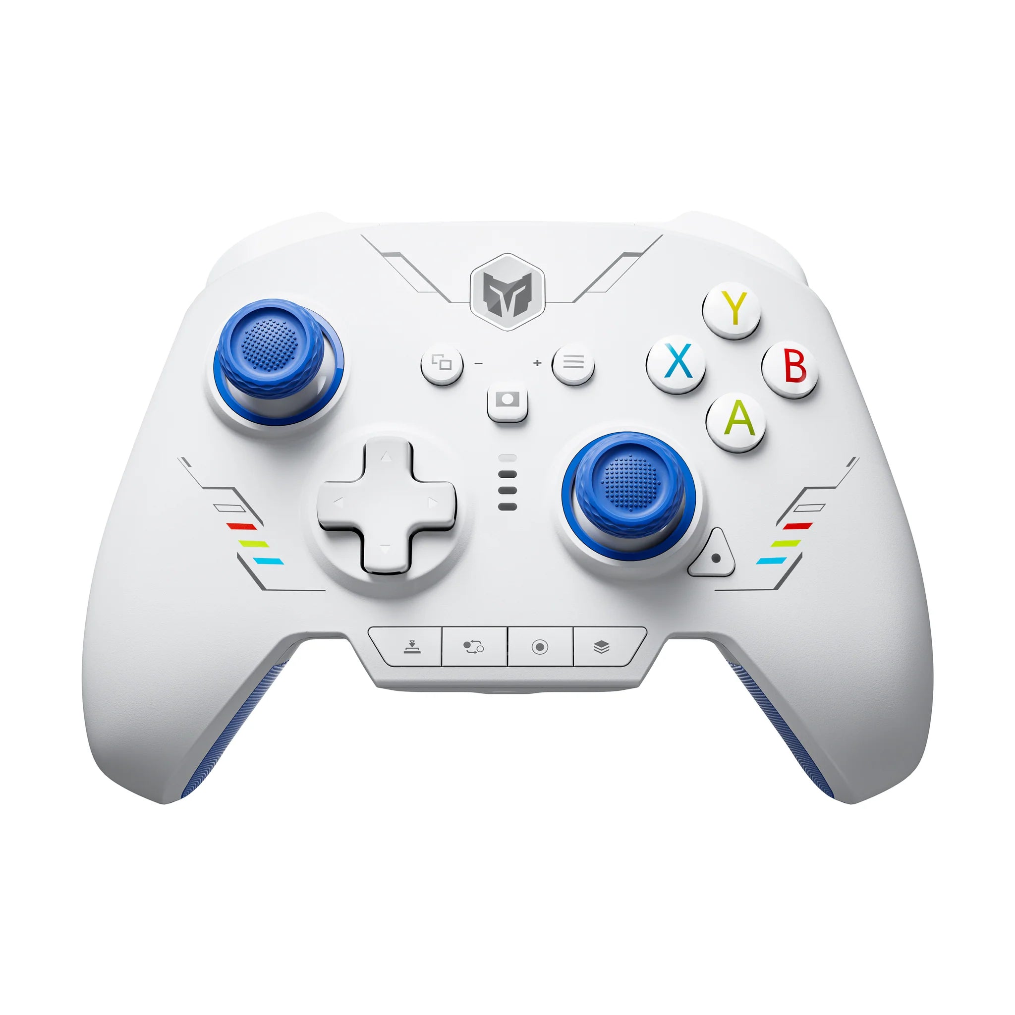 BIGBIG WON Rainbow 2 SE Wireless Gaming Controller for PC/PS4/PS5/Xbox - Ergonomic RGB Gamepad with Dual Vibration for Fortnite, Call of Duty & More - Perfect for Competitive Gaming & Streaming