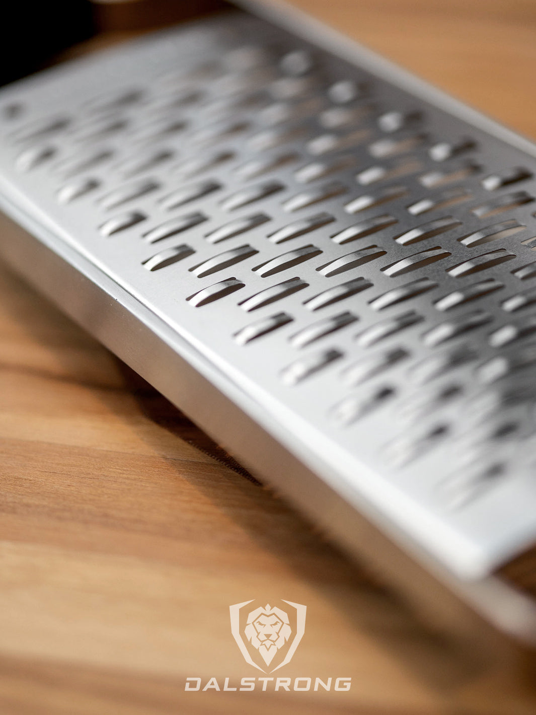 Premium Stainless Steel Wide Cheese Grater - Professional Kitchen Tool for Shredding Hard Cheeses | Dalstrong © | Perfect for Pasta, Pizza & Salad Toppings