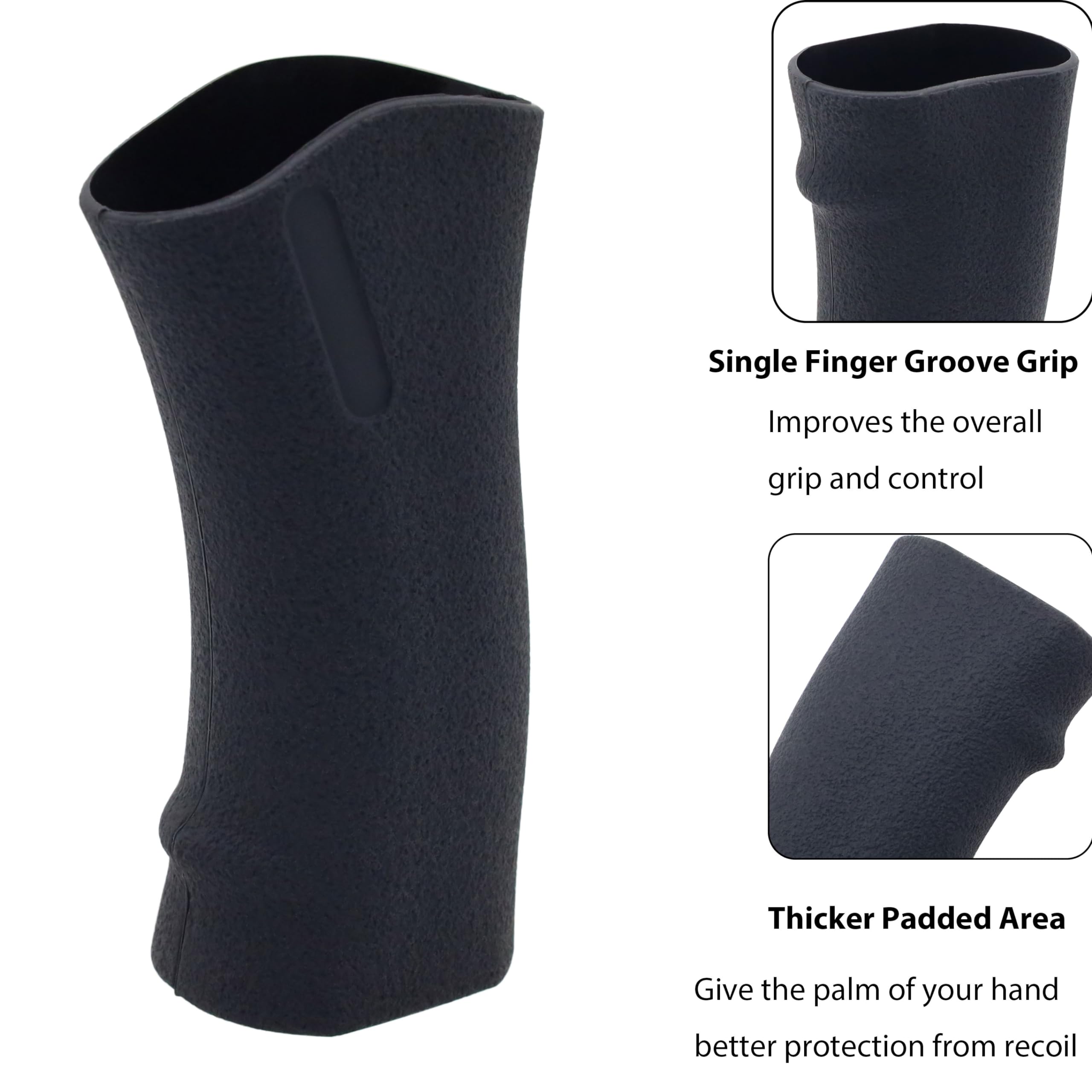 Tactical Grip Glove for Mossberg 590 500 Shockwave & Remington Tac-14 Rubber Grip Sleeve - Enhanced Control for Home Defense and Tactical Shooting
