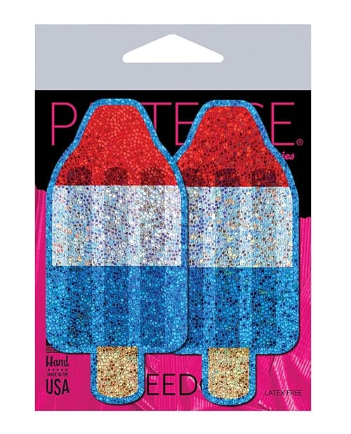Pastease Premium Bomb Pop - Red, White & Blue Popsicle Maker for Summer Parties, BBQs & Kids Treats | Easy DIY Frozen Dessert at Home