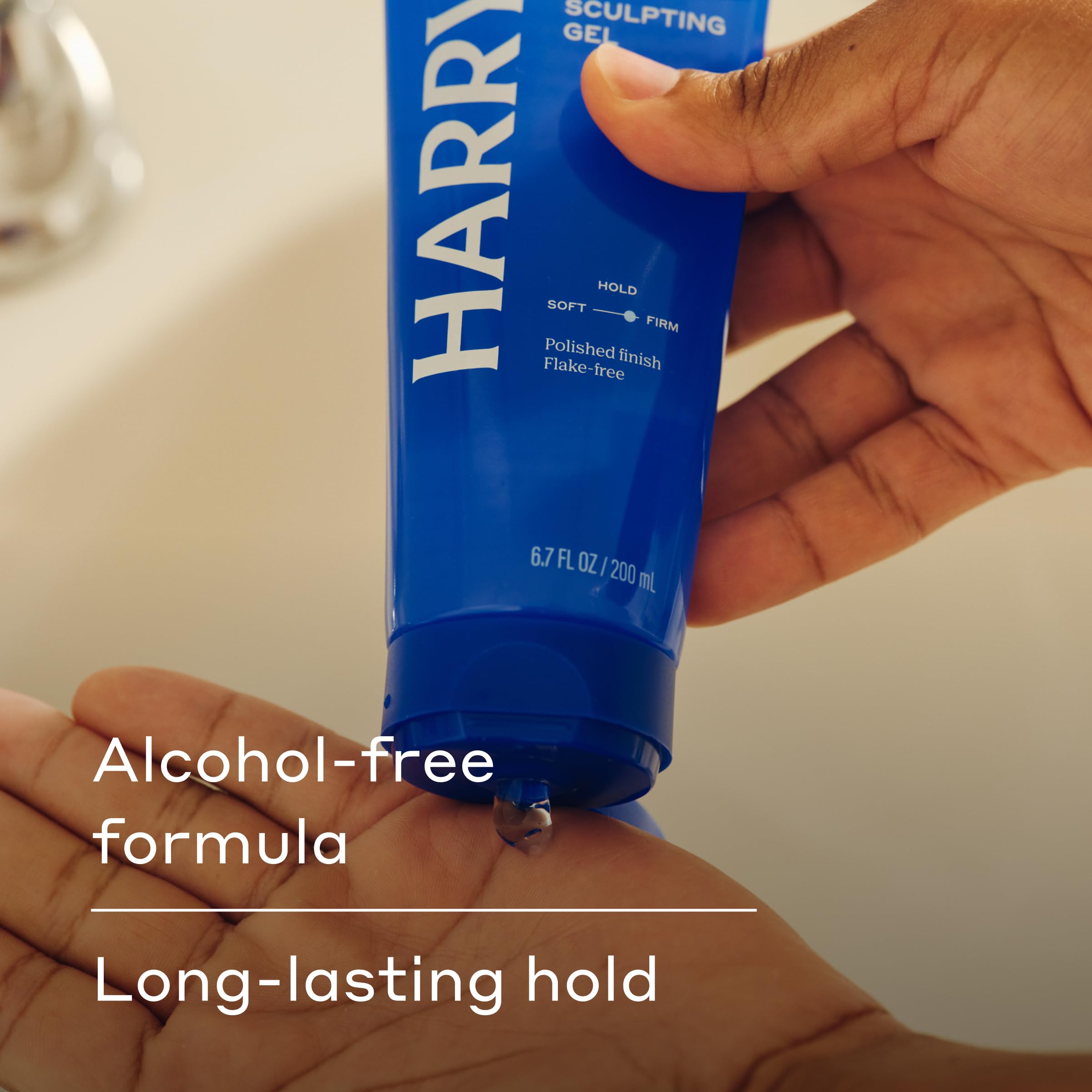 Harry's Hair Gel for Men - Strong Hold Styling Gel with Shine Finish, 6.7 Fl Oz (3 Pack) - Perfect for Professional Look, Special Occasions & Everyday Styling