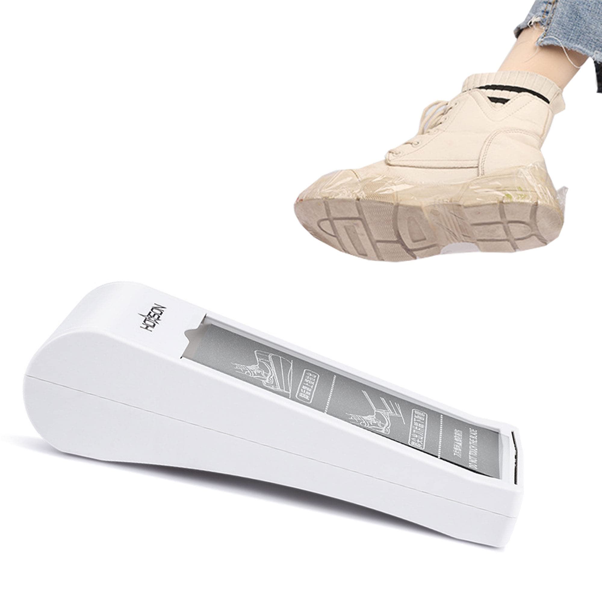 Automatic Shoe Cover Dispenser Machine - Portable Non-Skid Shoe Covering Device for Home & Office Use - Perfect for Hospitals, Clean Rooms, and Entryway Protection