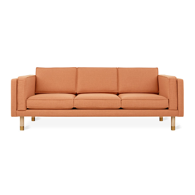Augusta Sofa - Modern Comfortable 3-Seater Couch for Living Room, Home Theater & Lounge Areas | Durable Upholstered Fabric Sofa with Sturdy Wooden Frame