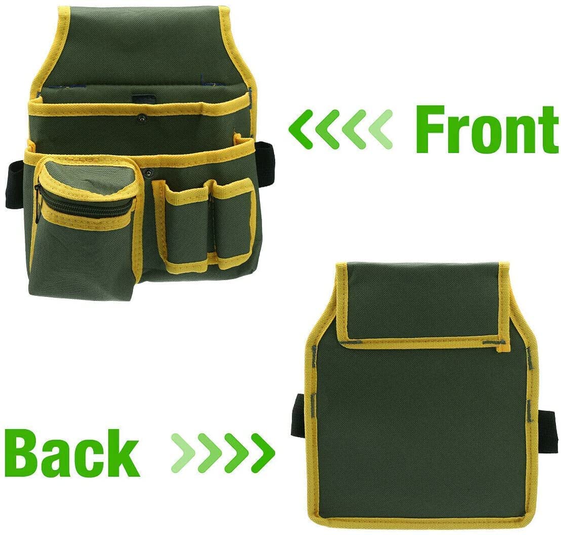 Professional Electrician Tool Belt Pouch - Heavy Duty Waist Work Bag with Multiple Pockets for Electricians, Technicians & Handymen | Perfect for Construction, Wiring, HVAC & Home Repair Jobs