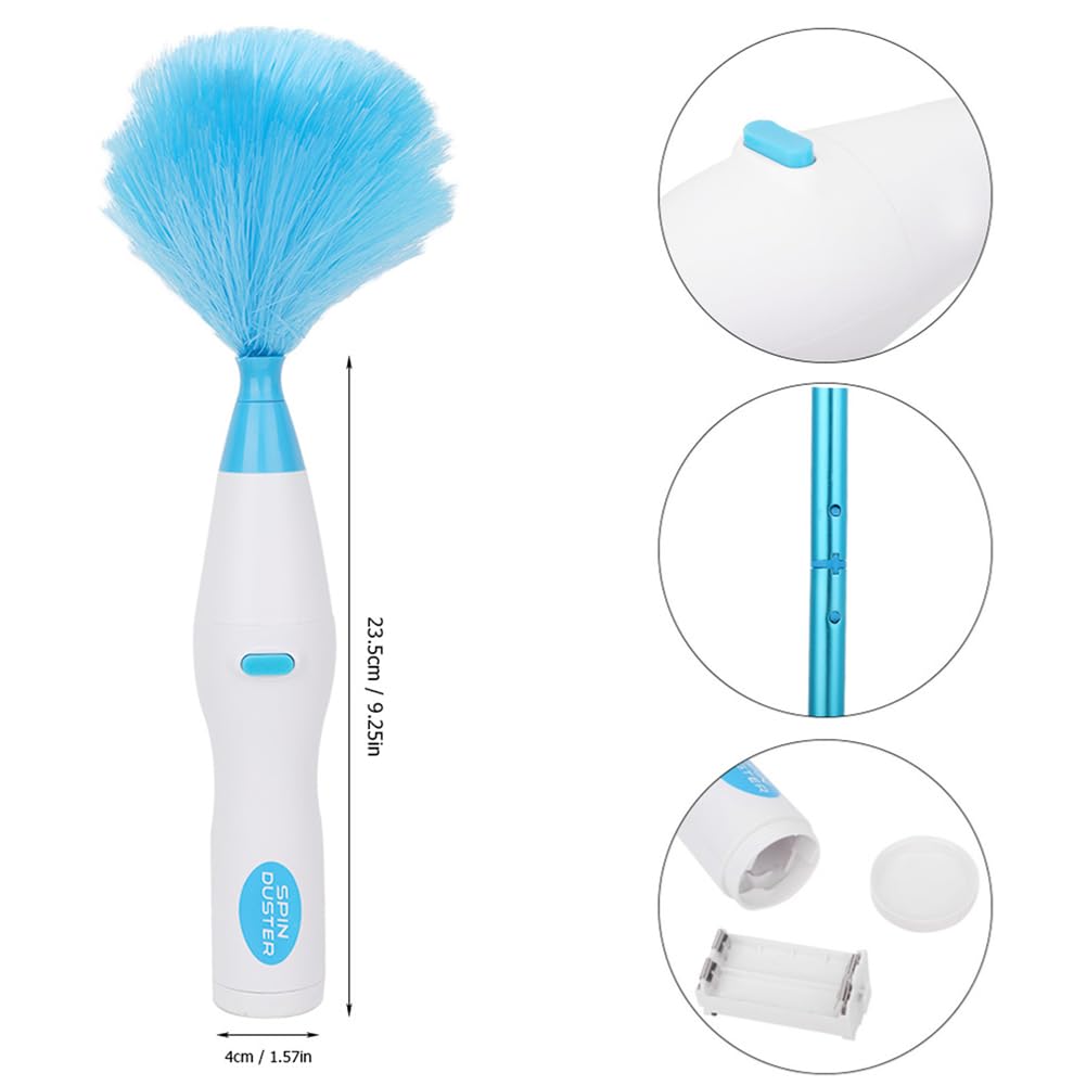 180 Degree Bendable Electric Duster - Powerful Rechargeable Blower for Cleaning Windows, Blinds, Furniture, Electronics & Hard-to-Reach Areas | Perfect for Home, Office & Car Cleaning