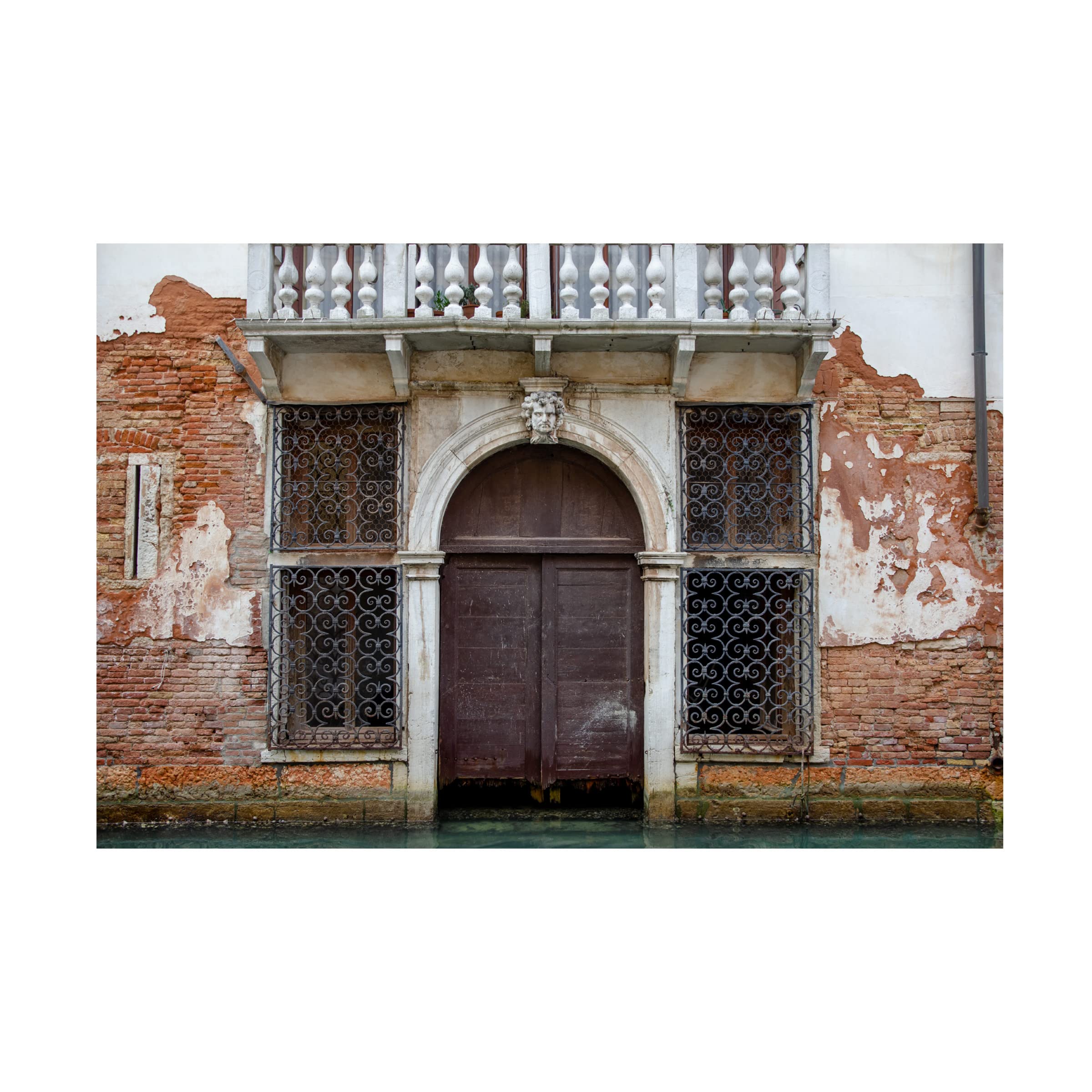 Laura DeNardo 'Windows and Doors of Venice X' Canvas Wall Art Print - Premium Trademark Fine Art Home Decor for Living Room, Bedroom & Office