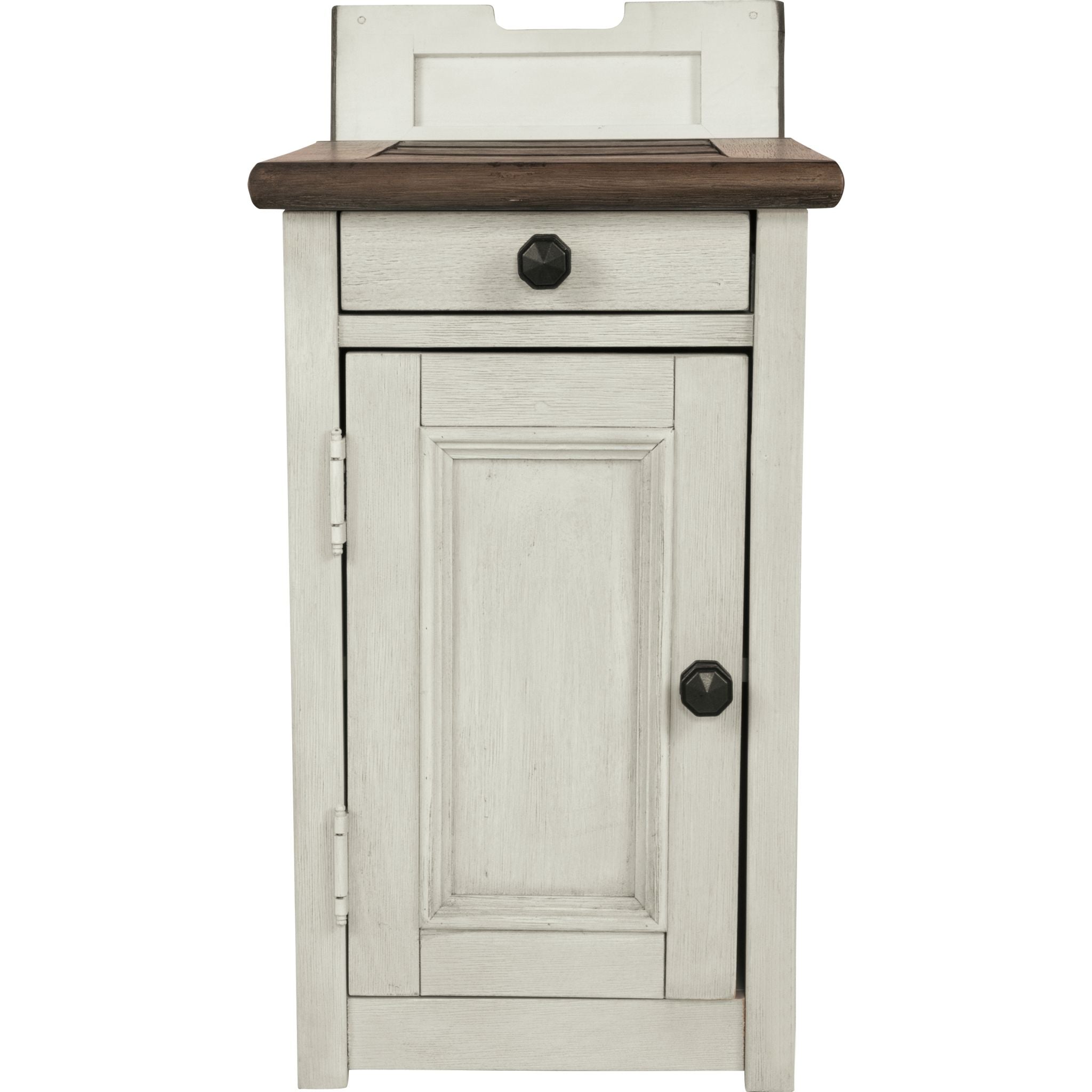 Bolanburg Chairside End Table - Two-Tone Finish for Living Room, Bedroom & Office - Stylish Side Table with Storage Shelf