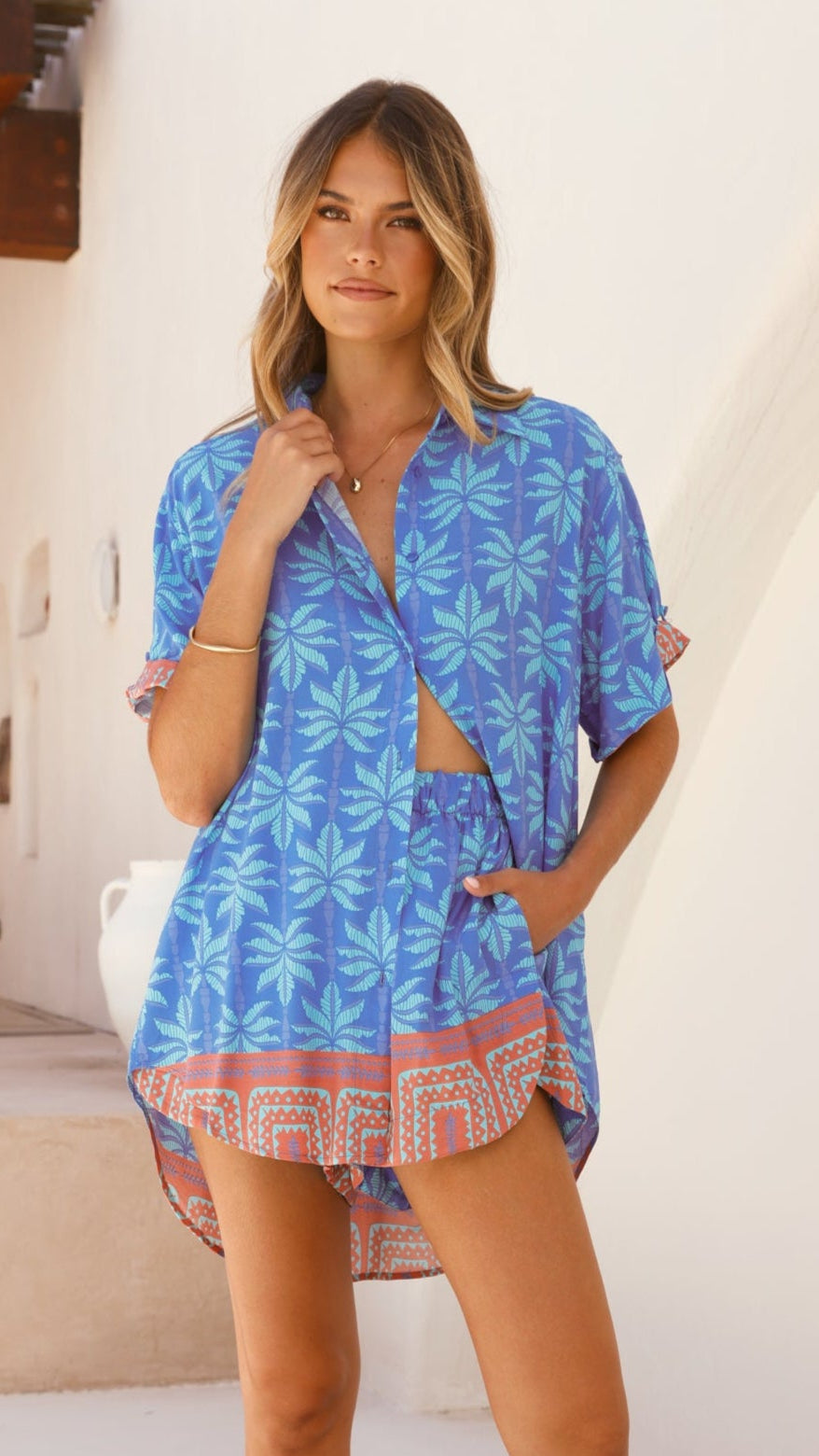 Charlie Shorts - Stylish Vacay Print Swim Trunks for Men | Perfect for Beach, Pool, and Summer Travel