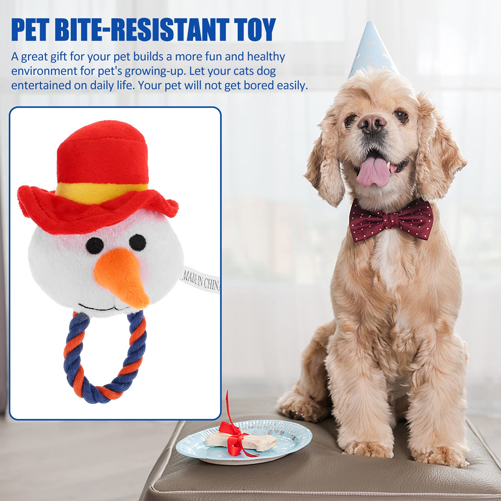 Balacoo Plush Dog Toy - Chew & Sound Puppy Toy for Training & Play