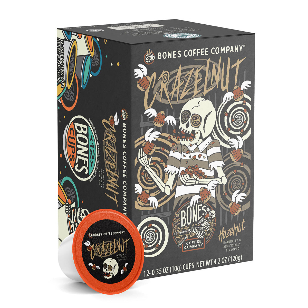 Crazelnut Dog Bones - 12 Count Natural Chew Treats for Small & Large Dogs - Perfect for Training, Teething & Dental Health