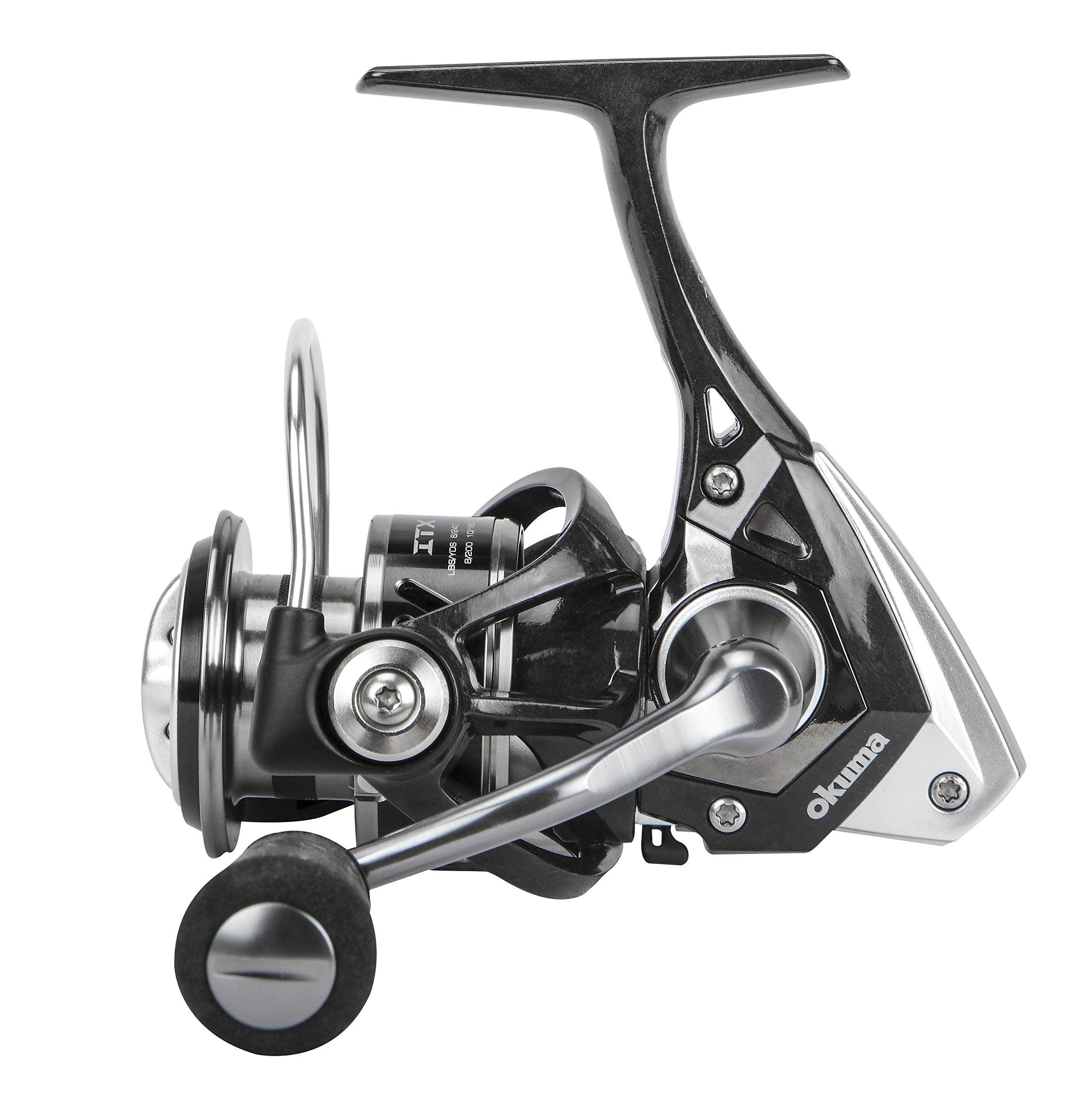 Okuma ITX Lightweight Carbon Fiber 8BB High Speed Spinning Fishing Reel - Perfect for Freshwater & Saltwater Angling, Bass, Trout & Offshore Fishing