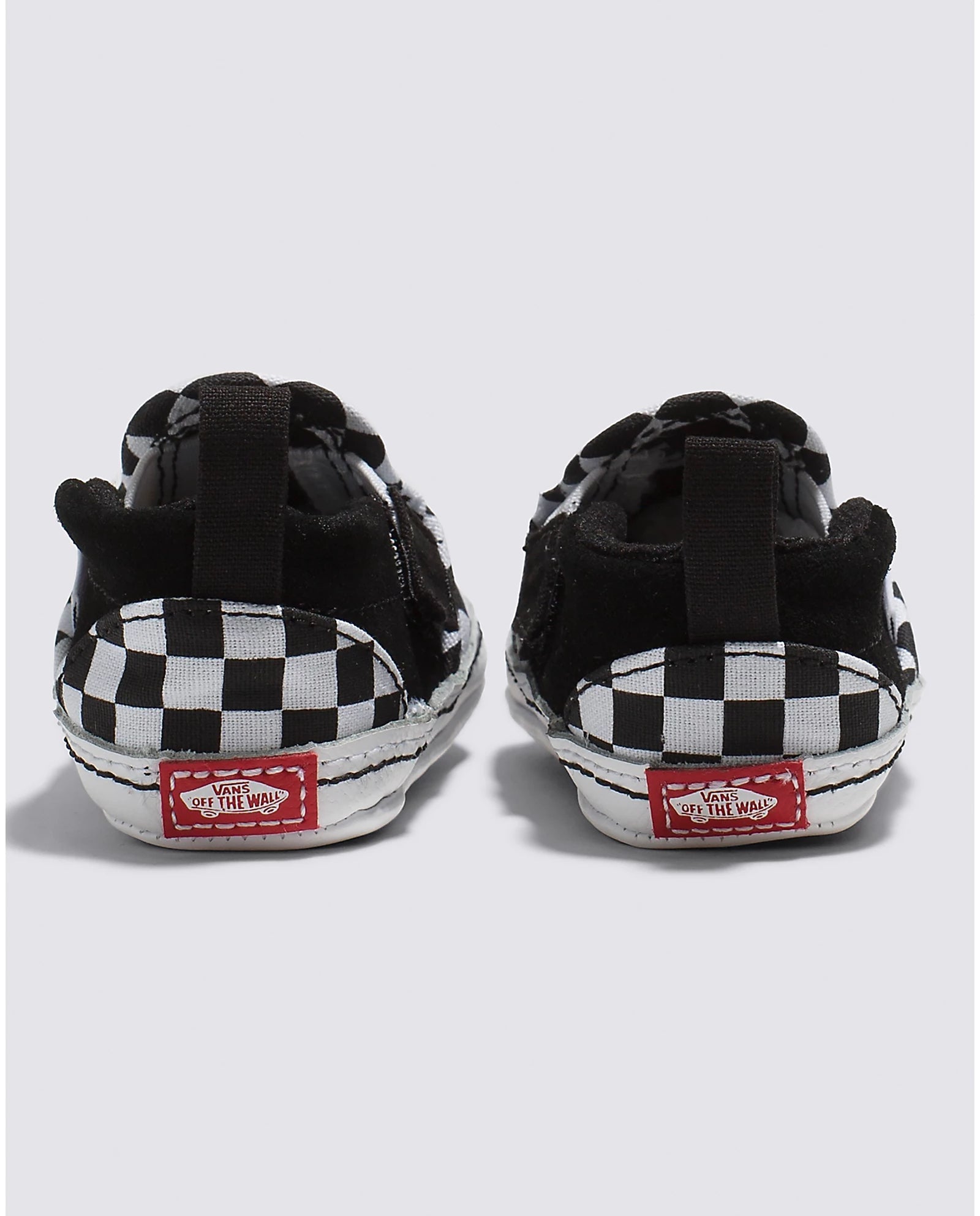 VANS Infant Slip-On V Crib Shoes - Black & White Checkerboard Pattern - Soft & Comfortable Baby Shoes for Newborns & Toddlers - Perfect for Everyday Wear, Playtime & Special Occasions