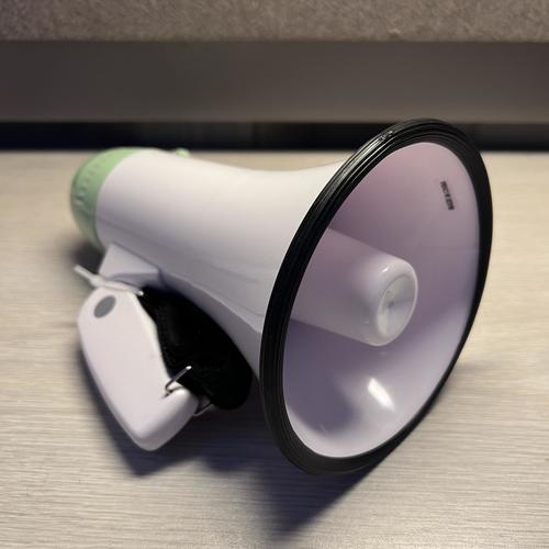 MyMealivos 20W Portable Megaphone Bullhorn with Built-in Speaker - Loud Voice Amplifier for Outdoor Events, Sports Games, Emergency Announcements & Public Speaking