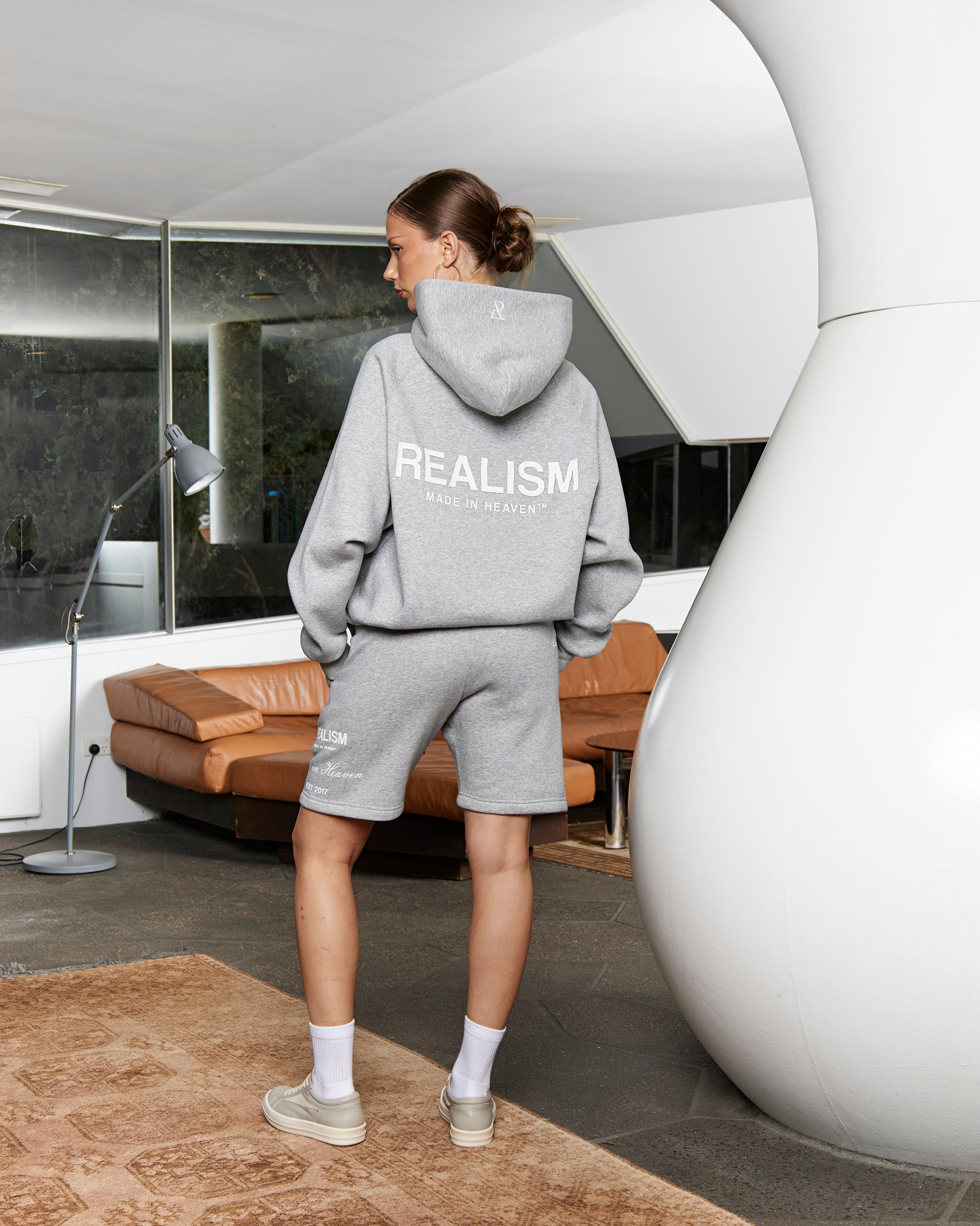 SSS Realism Radiant Hoodie - Grey Marle | Soft & Stylish Pullover for Men & Women | Perfect for Casual Wear, Gym & Outdoor Activities