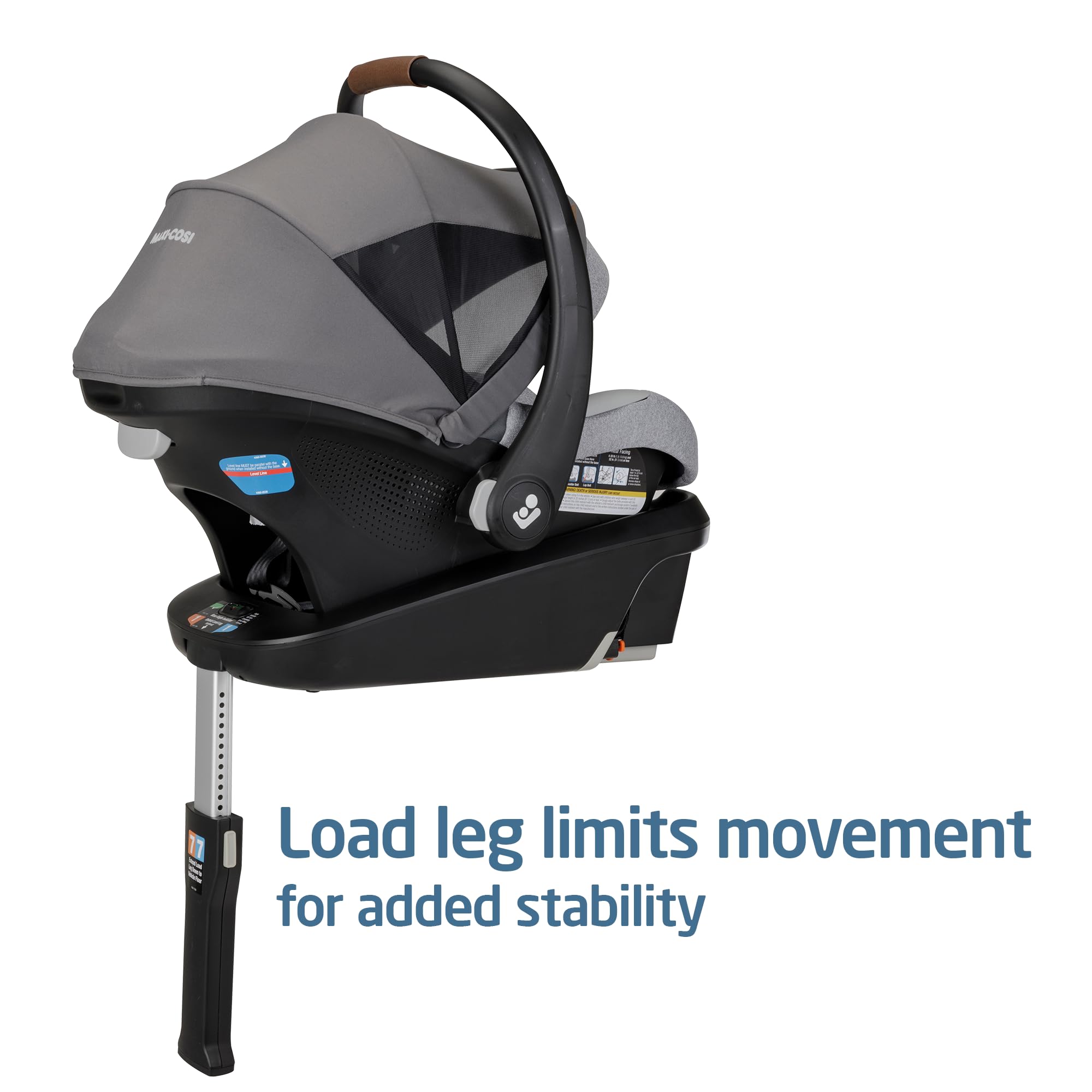Maxi-Cosi Mico Luxe+ Infant Car Seat with Base - Convertible Baby Carrier for Safe & Comfortable Travel - Perfect for Newborns, City Commutes & Family Road Trips