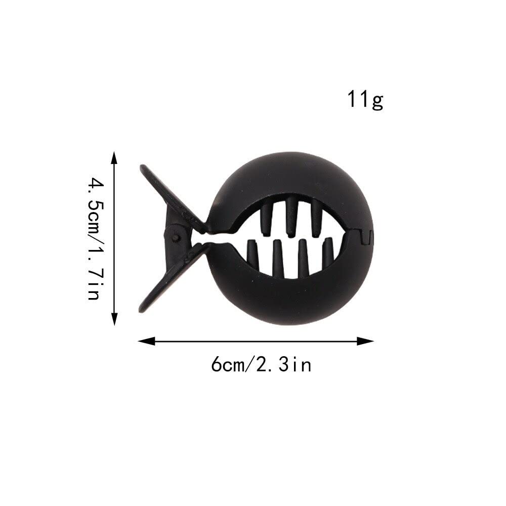 APPSAMBR 4-Piece Matte Square Hair Claw Clips for Women - 2 Inch Hair Clips for Thin & Thick Hair - Non-Slip Grip for Ponytails, Buns & Updos