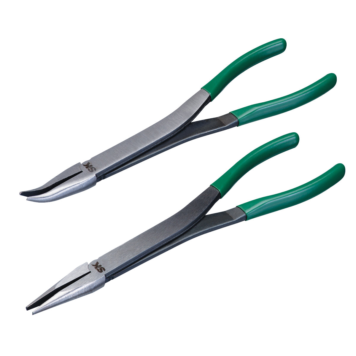 2-Piece Extra Long Needle Nose Pliers Set - Professional Precision Tools for Electronics, Jewelry & DIY Crafts | Ideal for Tight Spaces & Detailed Work