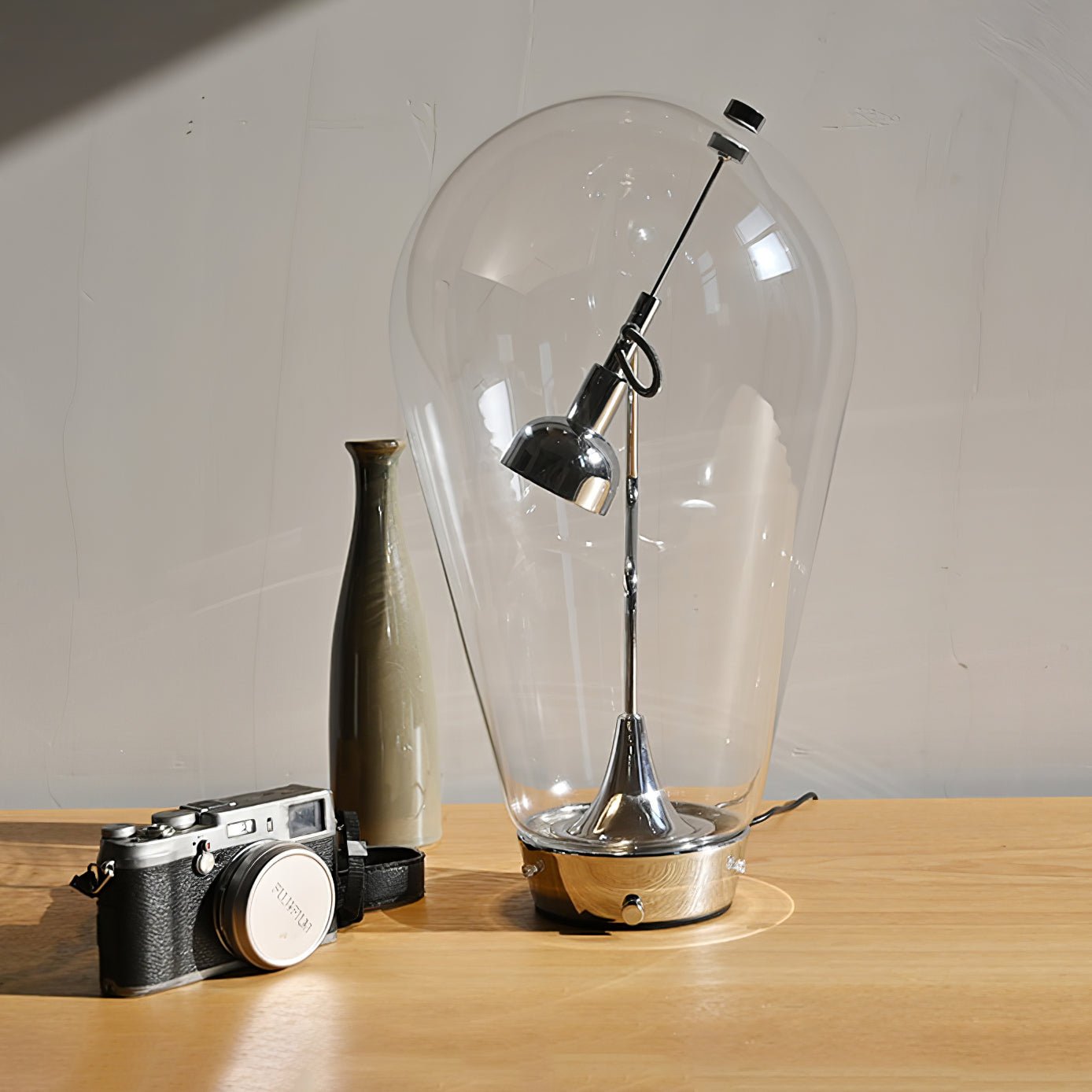 Modern LED Blow Table Lamp - Adjustable Brightness, USB Charging, Touch Control - Perfect for Bedroom, Living Room, Office & Study Desk Lighting