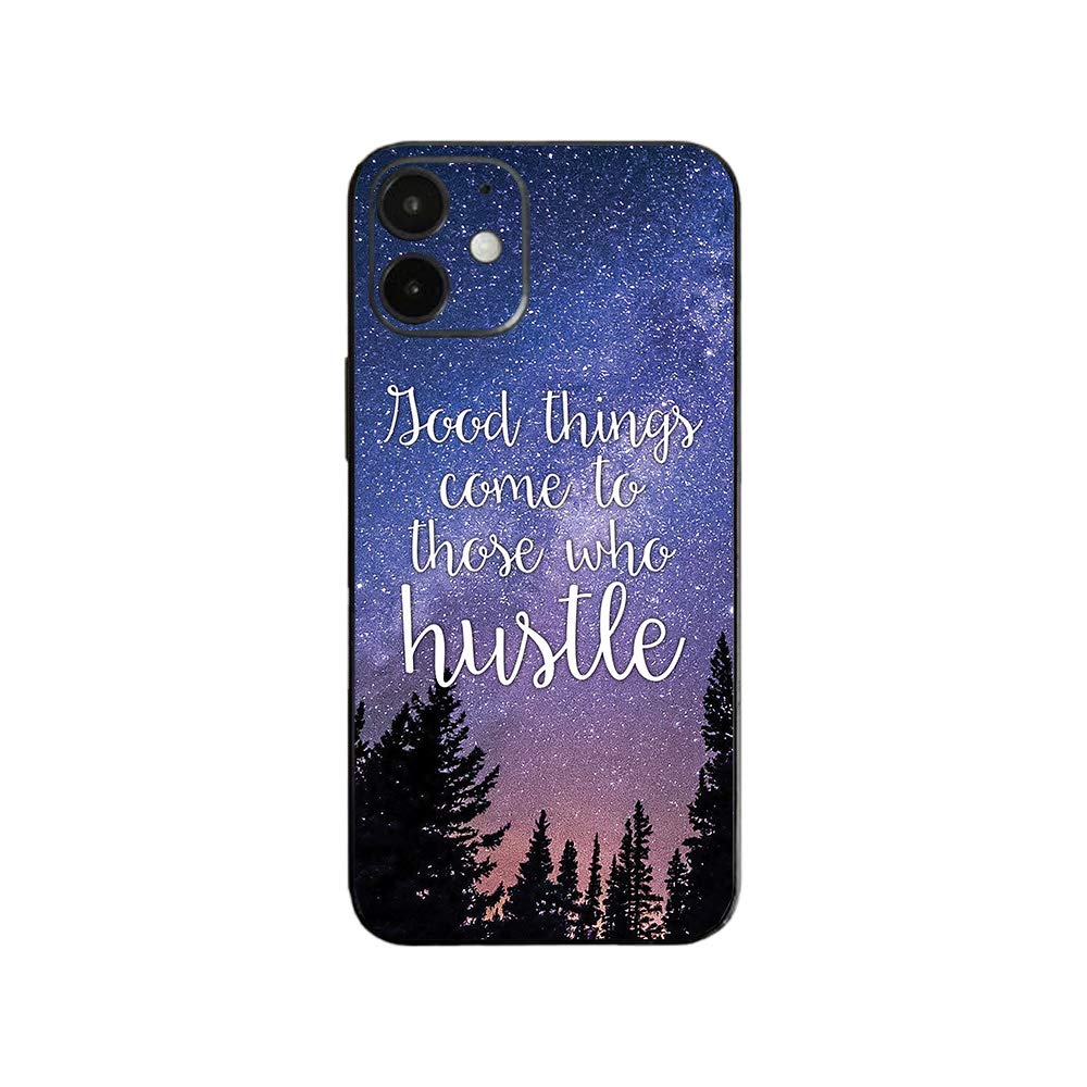 MightySkins Vinyl Decal Wrap Cover Compatible with Apple iPhone 12 Mini - Hustle Design | Protective & Durable Skin | Easy to Apply, Remove & Change Styles | Made in USA | Perfect for Daily Protection & Customization