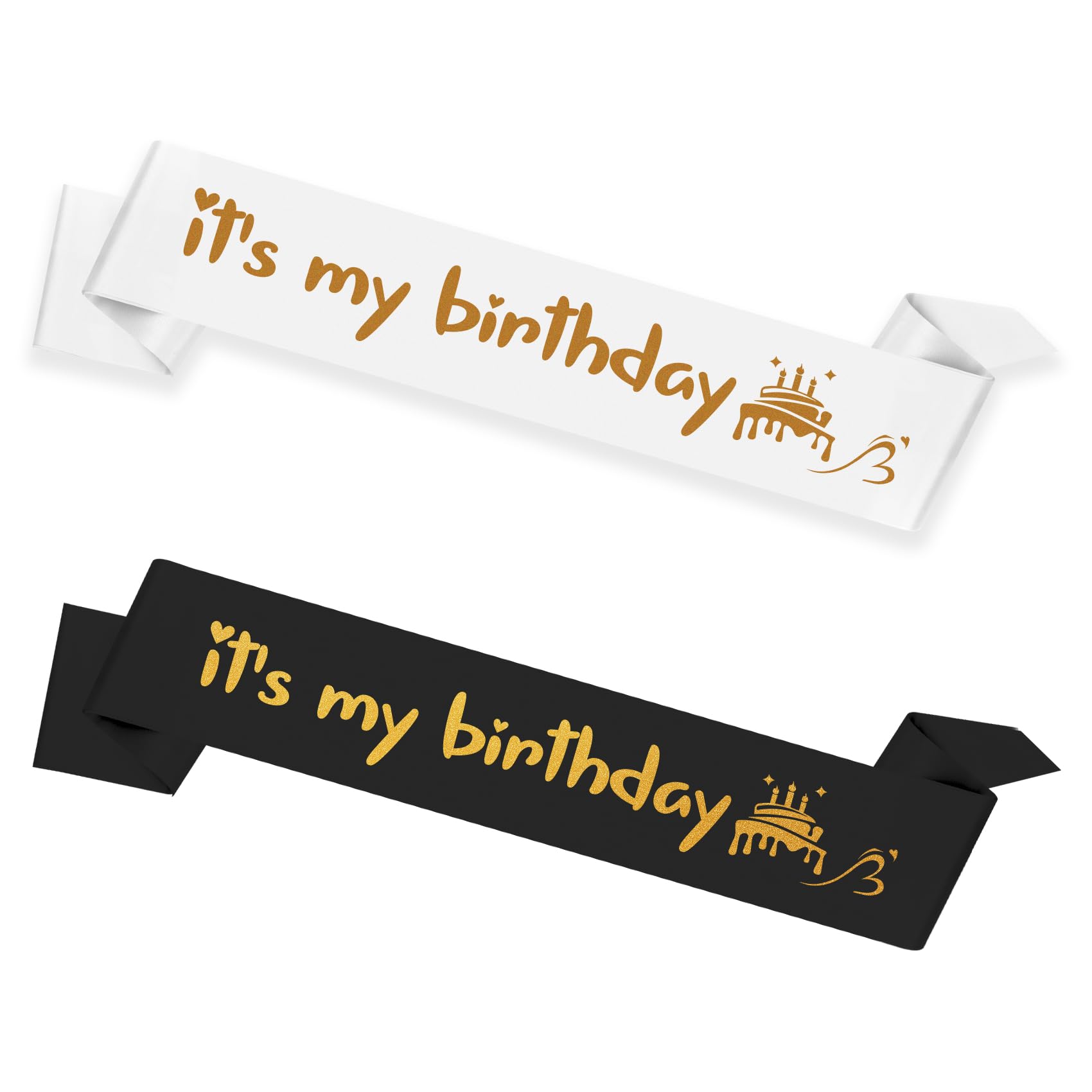 My Birthday Sash - Personalized Birthday Decorations & Party Supplies for Women & Men - Perfect for Birthday Parties, Bachelorette, Bridal Showers & Special Events