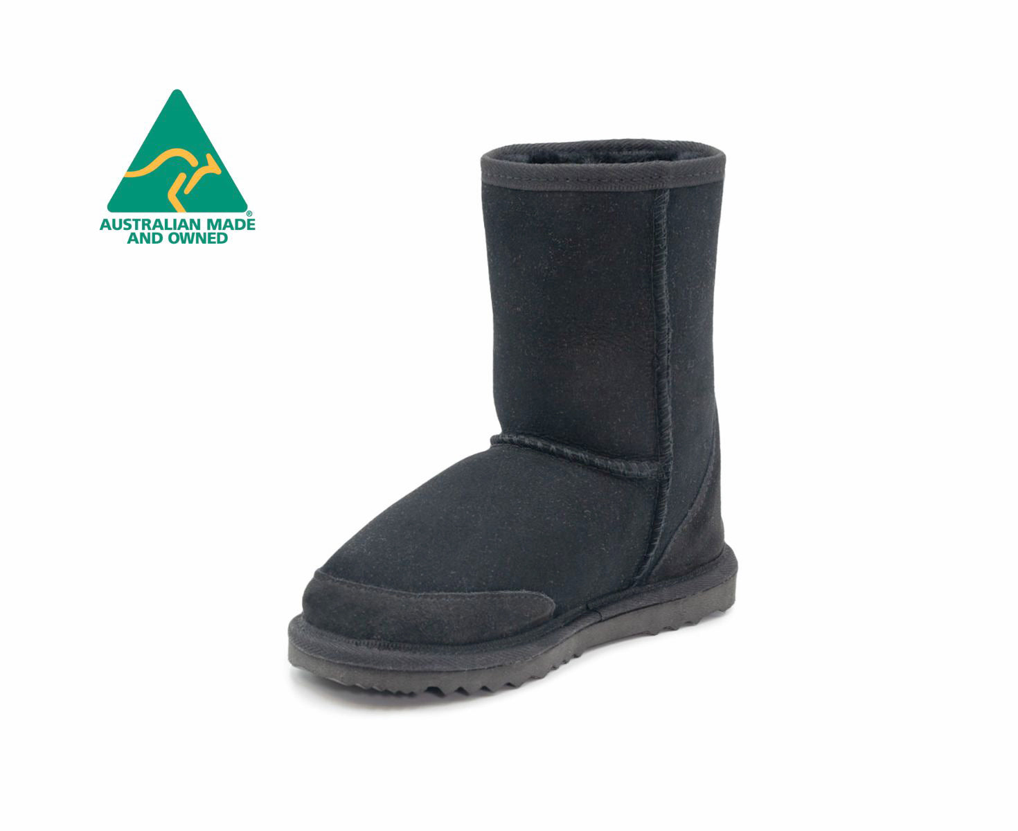 Classic Mid UGG Boots for Kids - Warm Winter Snow Boots for Boys & Girls - Cozy Sheepskin Lined Booties for Cold Weather Play & Outdoor Activities