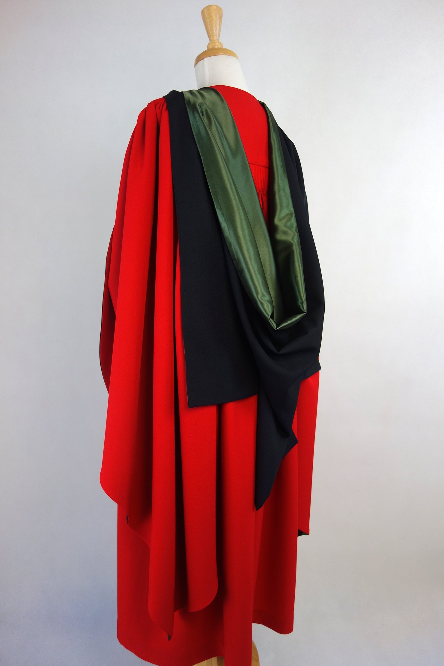 University of Melbourne PhD Graduation Gown Set - Doctoral Academic Regalia with Gown, Hood & Cap | Perfect for Graduation Ceremonies & Formal Academic Events