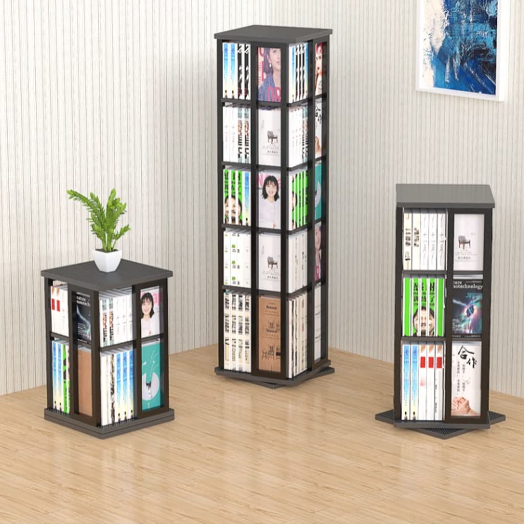 360 Degree Rotating Floor Shelf - SYALEO Cold Rolled Steel Corner Storage Organizer for Home, Kitchen, Bathroom & Office Use