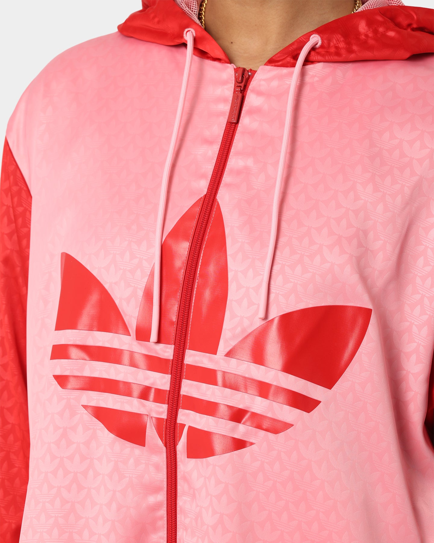 Adidas Adicolor Women's Colorblock Windbreaker Jacket - Lightweight Water-Resistant Running & Hiking Windbreaker for Outdoor Activities