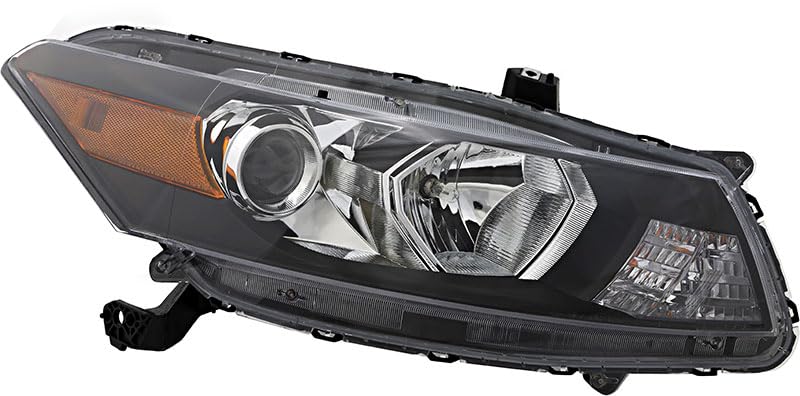 Compatible Honda Accord Coupe Headlight Lamp 2008-2010 Halogen Right Passenger Side - Perfect for Night Driving & Replacement