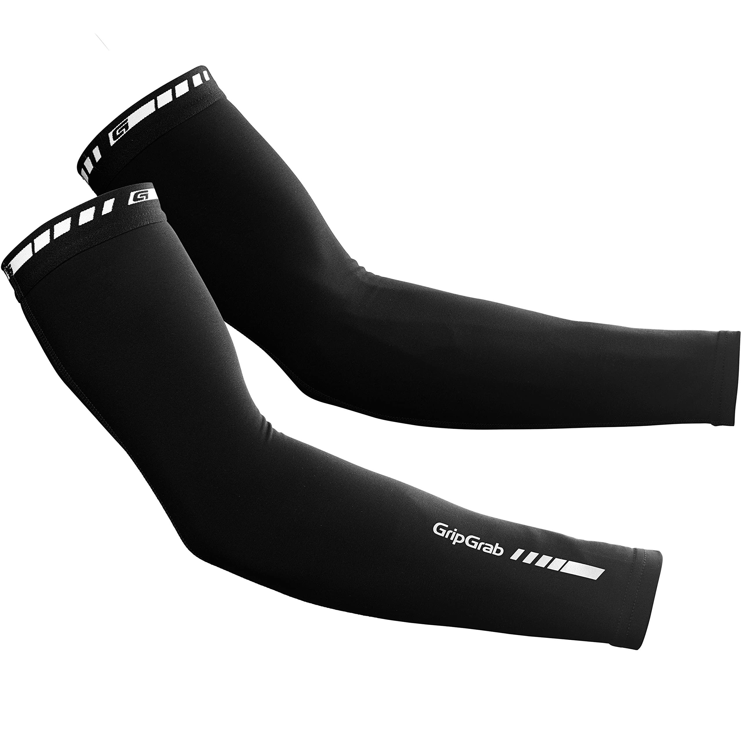 GripGrab Lightweight Thermal Arm Warmers for Cycling - Spring & Fall Bike Sleeves - Thin & Warm Bicycle Arm Protection for Road Biking, Mountain Biking & Outdoor Sports